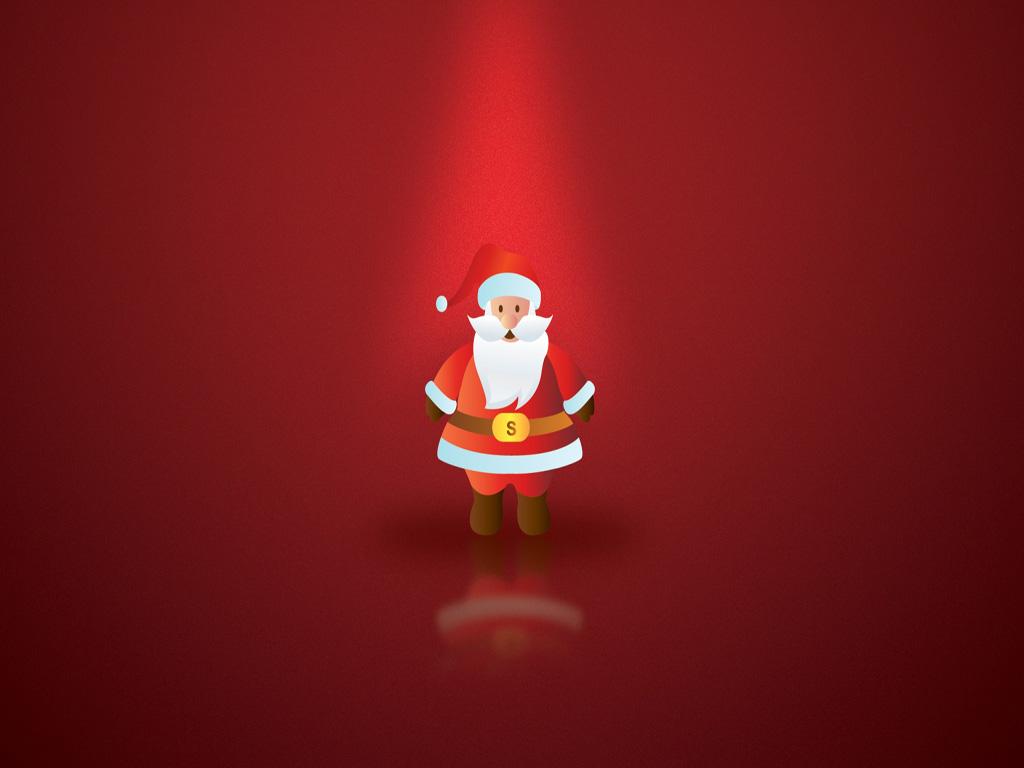 1024x768 HD Christmas Desktop Background