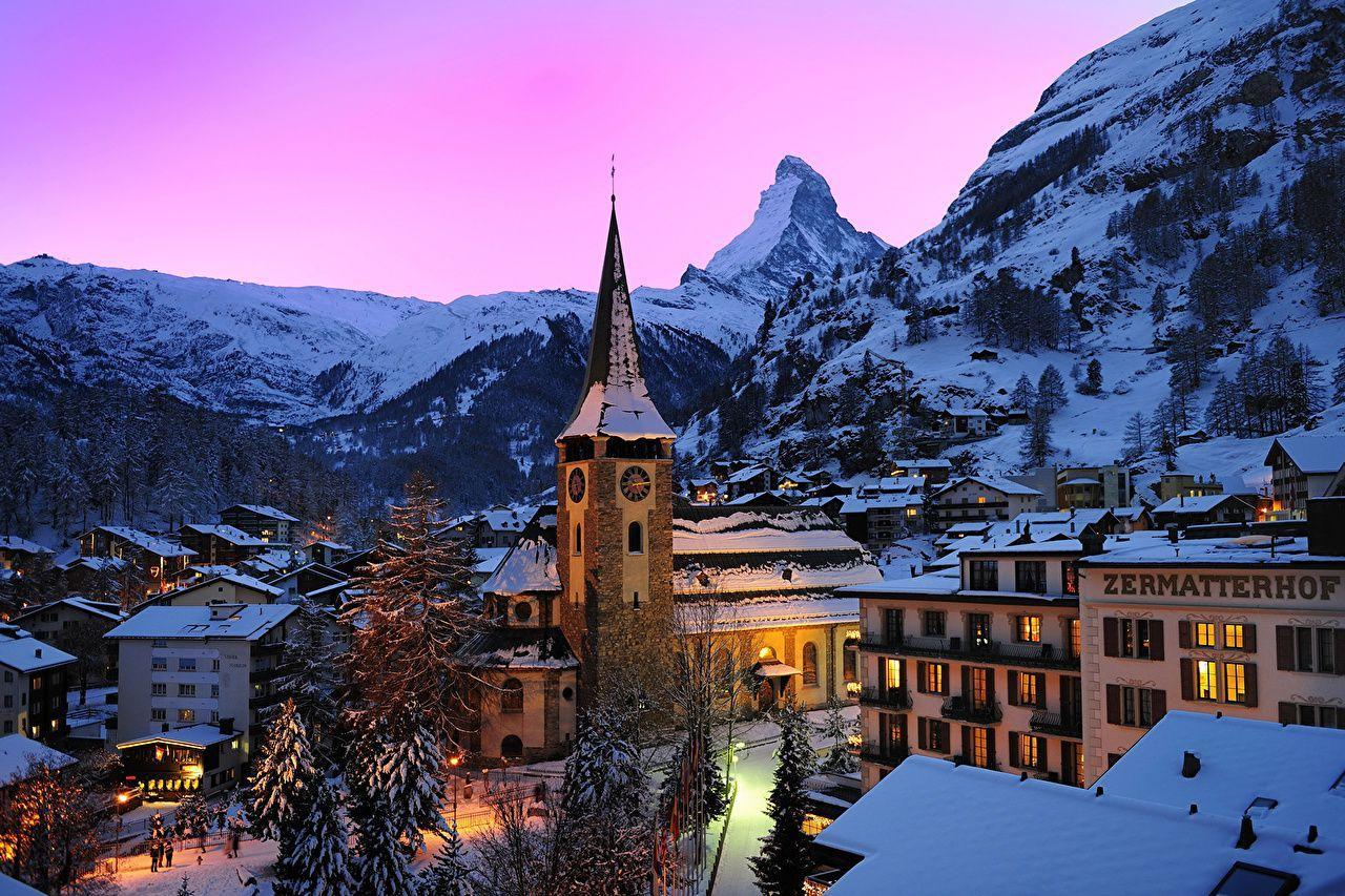 1280x853 Winter Swiss Wallpaper
