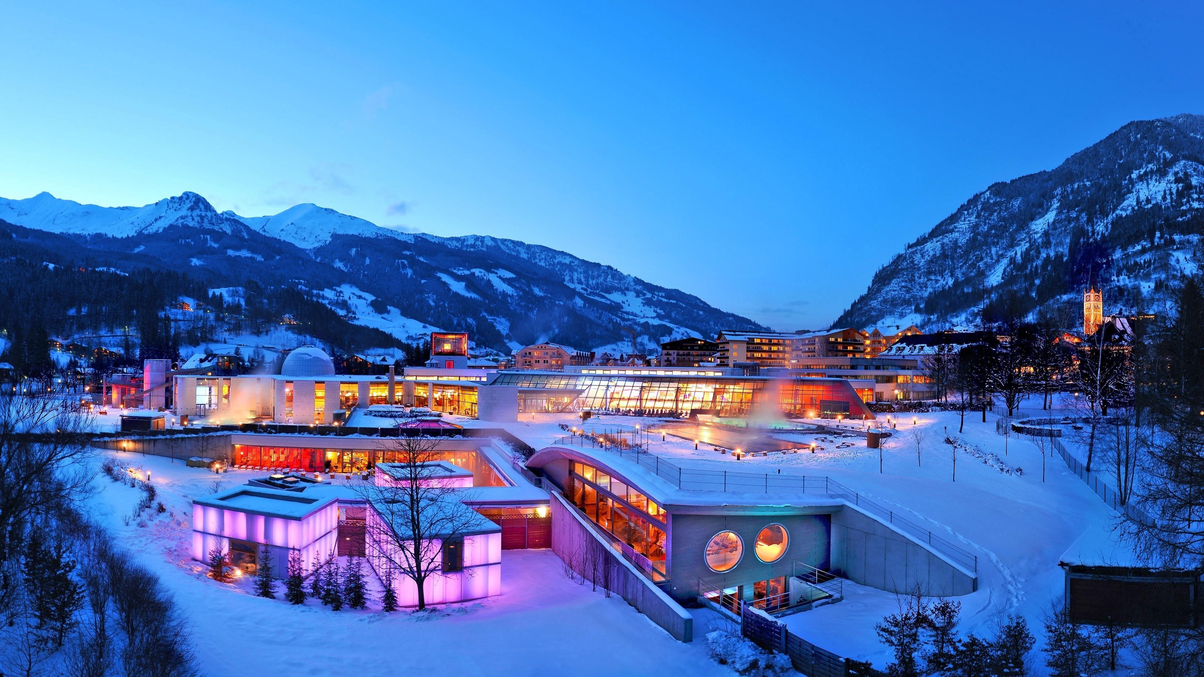 3840x2160 Winter Swiss Wallpaper