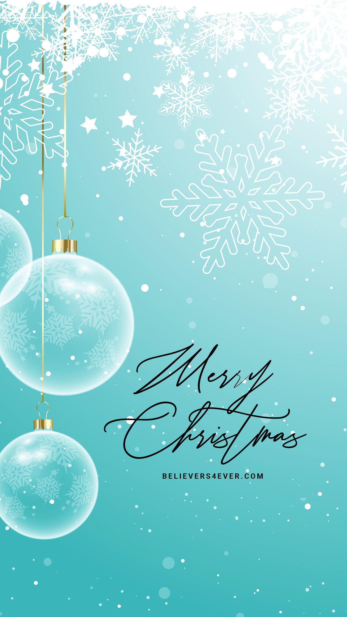 1440x2561 Merry Christmas Phone Wallpaper