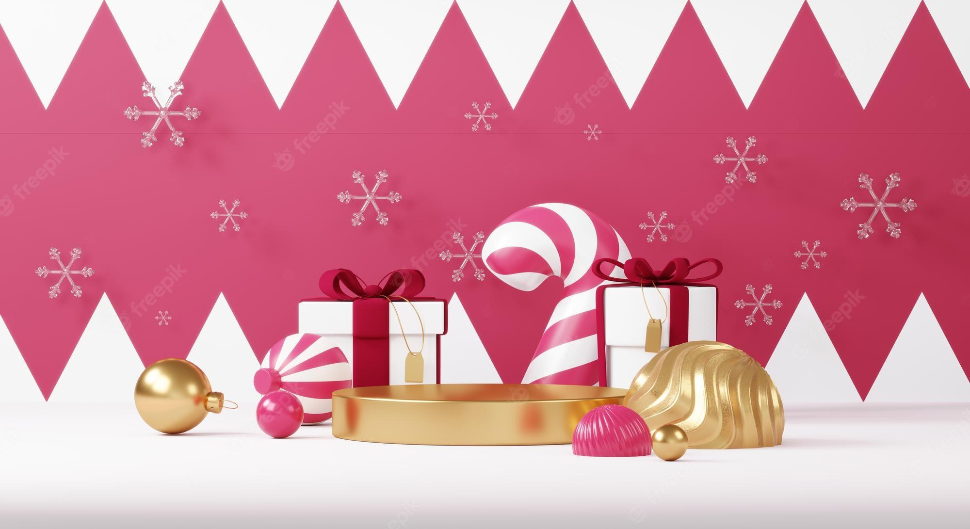 2000x1091 Christmas background minimal Image. Free Vectors, & PSD