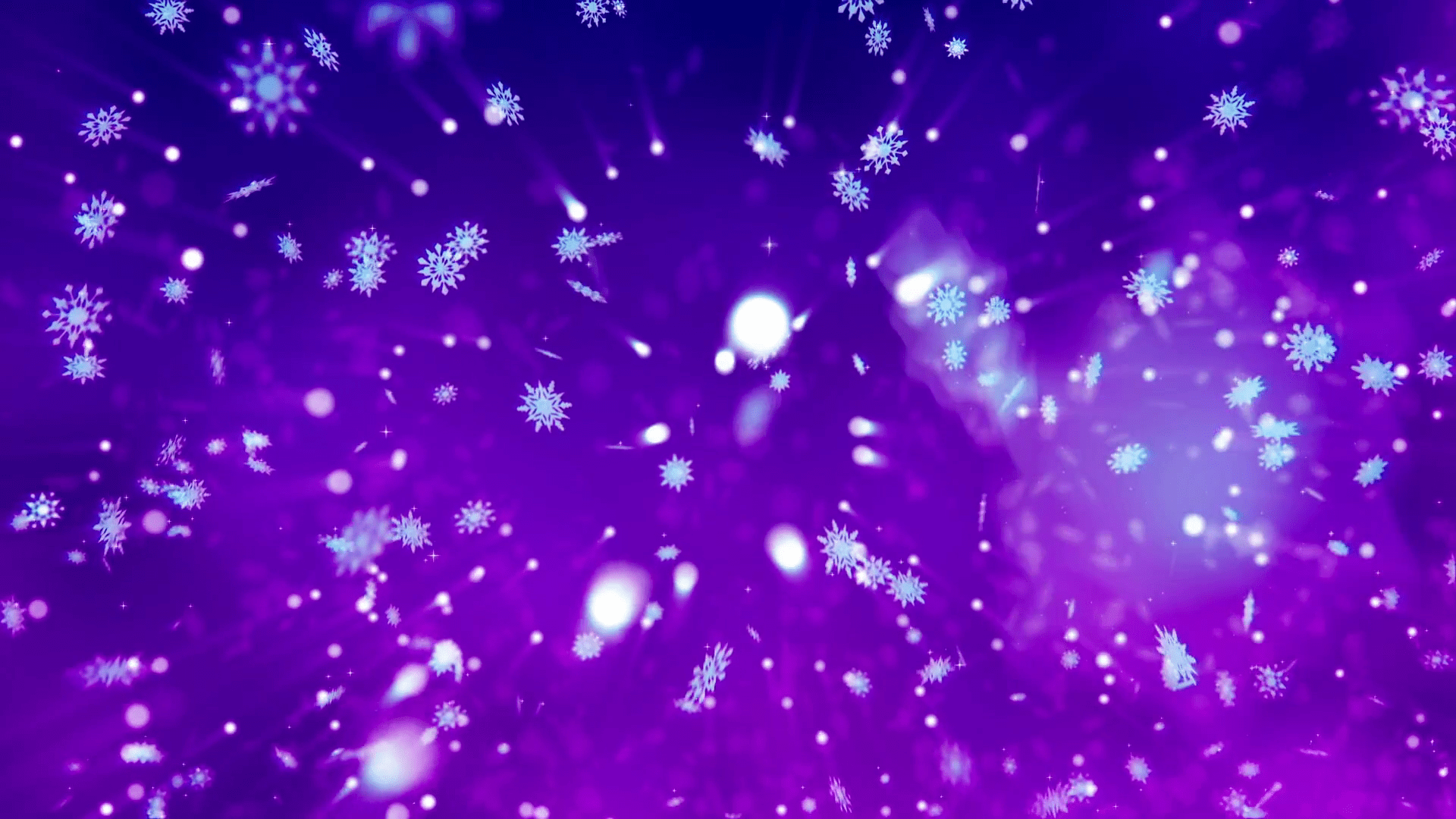 1920x1080 Snow Flakes Slowly Drop Down On A Violet Background. Happy New Year Or Merry Christmas Background. Loopable. Motion Background 00:10 SBV 313588049