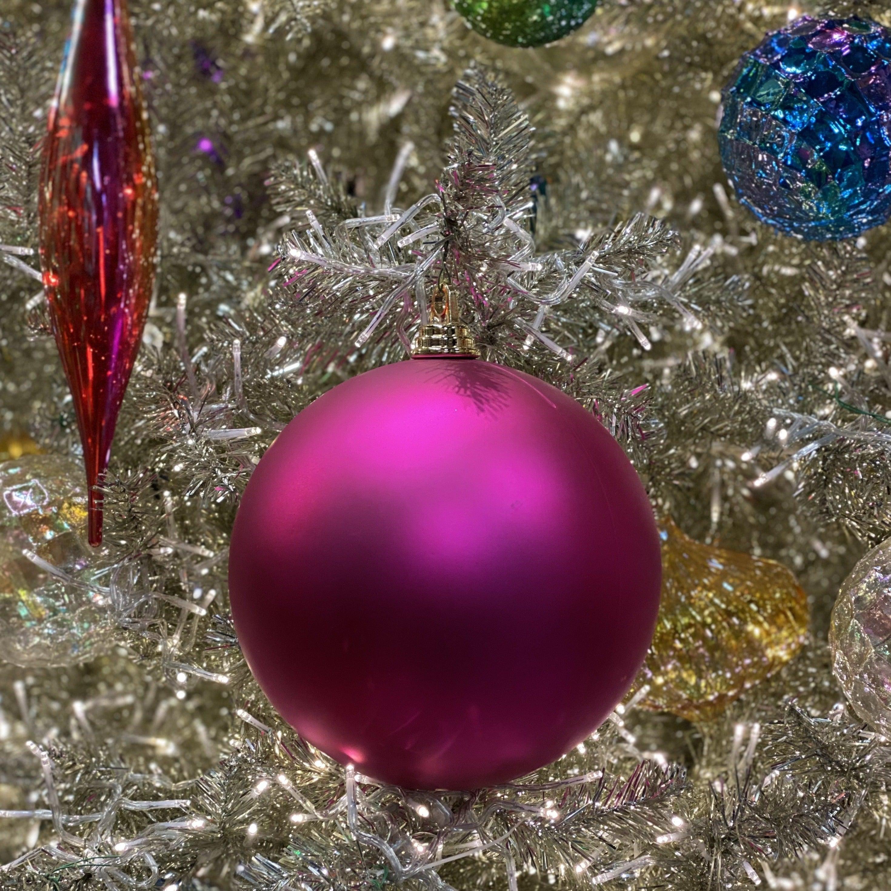 2940x2940 Fuchsia Matte Ball Ornament