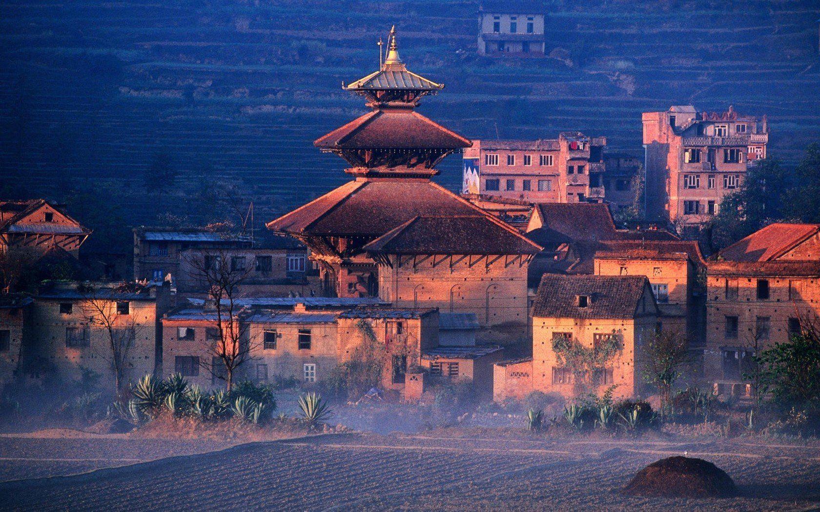 1680x1050 Nepal Temple Wallpaper