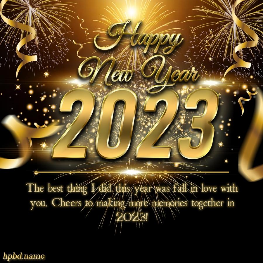 900x900 Make Luxury Happy New Year 2023 Card Image