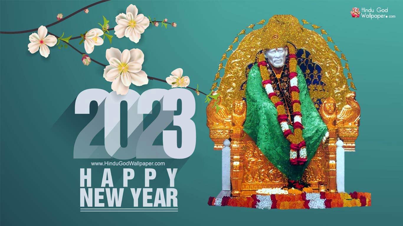 1366x768 Happy New Year 2023 God Wallpaper HD Image Photo Download