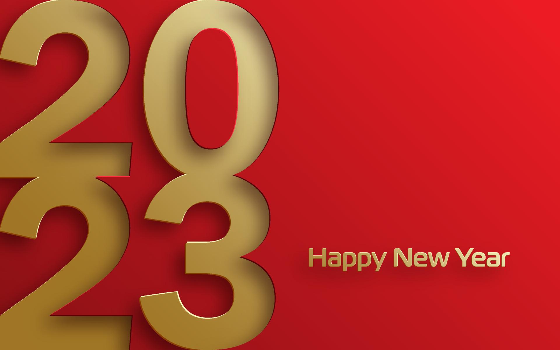 1920x1200 Happy New Year festive pattern on color background for invitation card, Merry Christmas, Happy new Year greeting cards