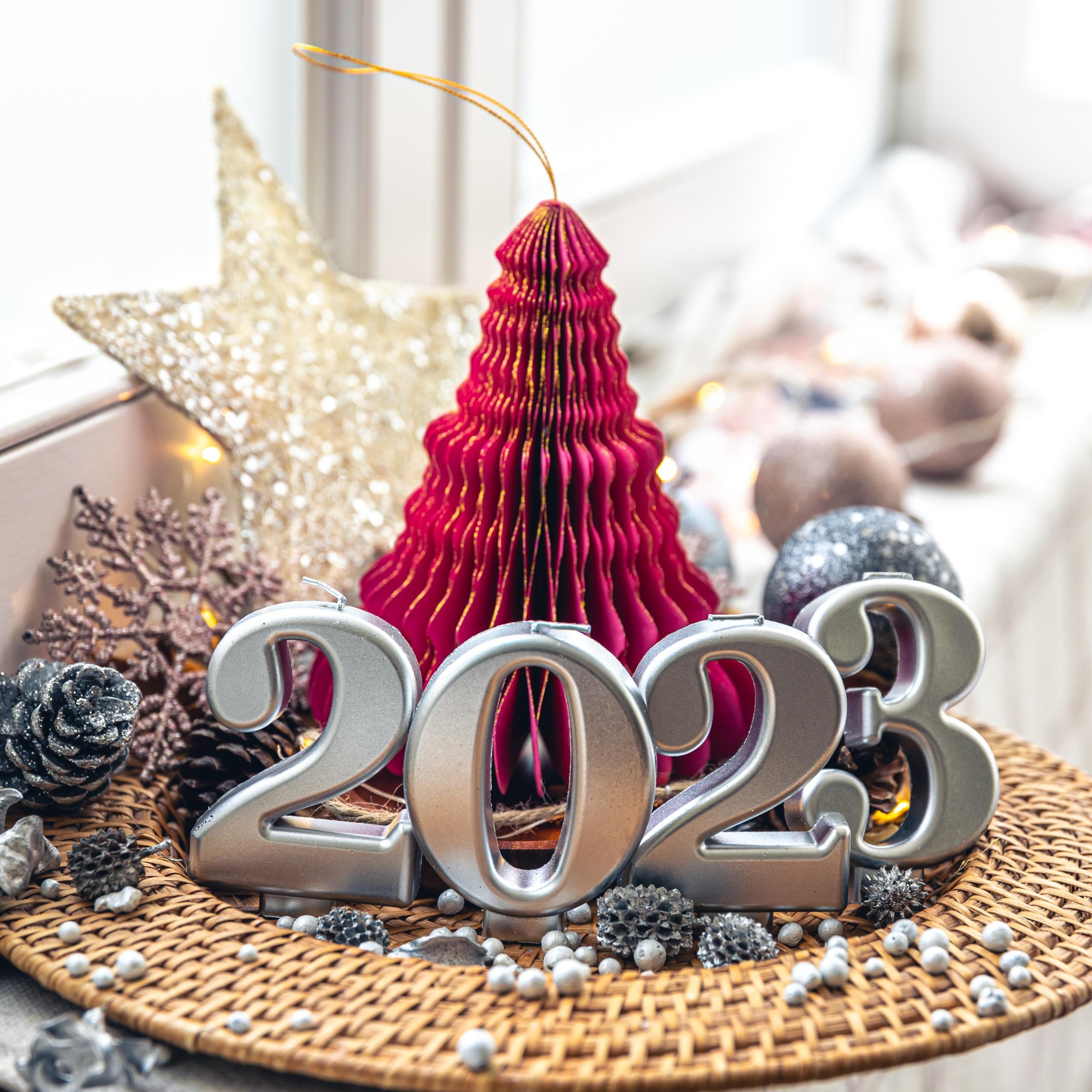 2560x2560 New Year Wallpaper 4K, Happy New Year, Celebrations Christmas