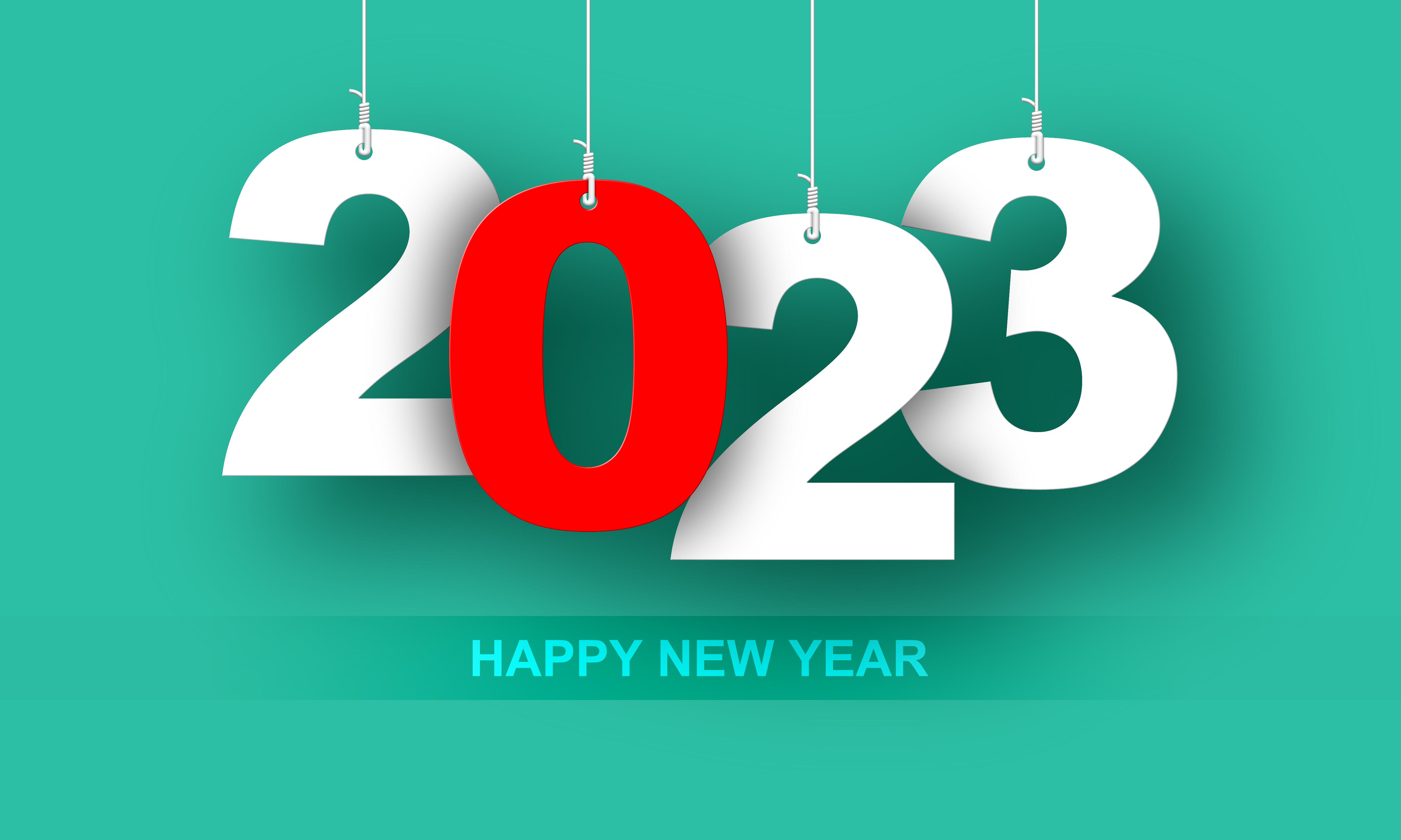 5000x3000 New Year 2023 4k Ultra HD Wallpaper