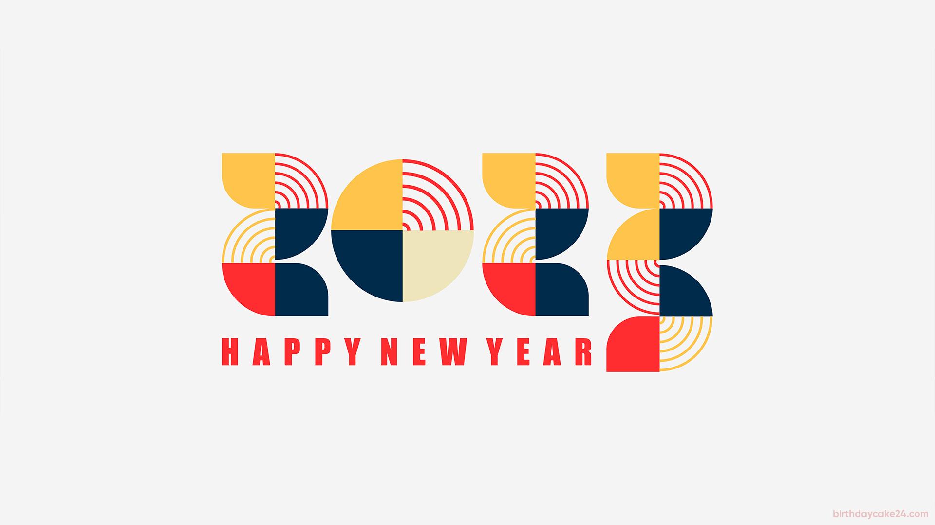 1920x1080 Free Background Happy New Year 2023 Wallpaper HD for Desktop