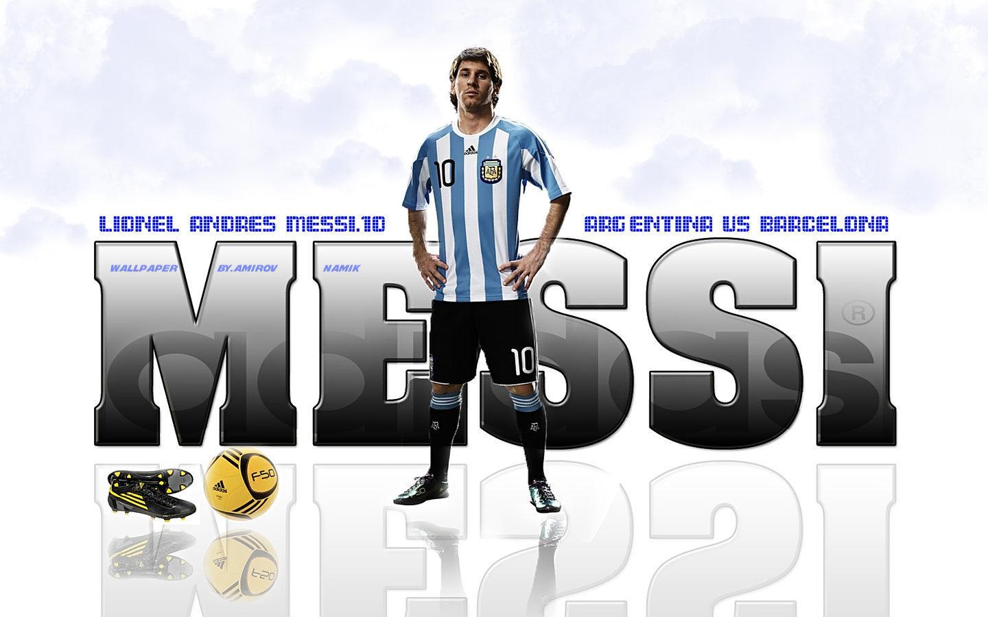 1440x900 Lionel Messi Argentina Wallpaper Andres Messi Wallpaper