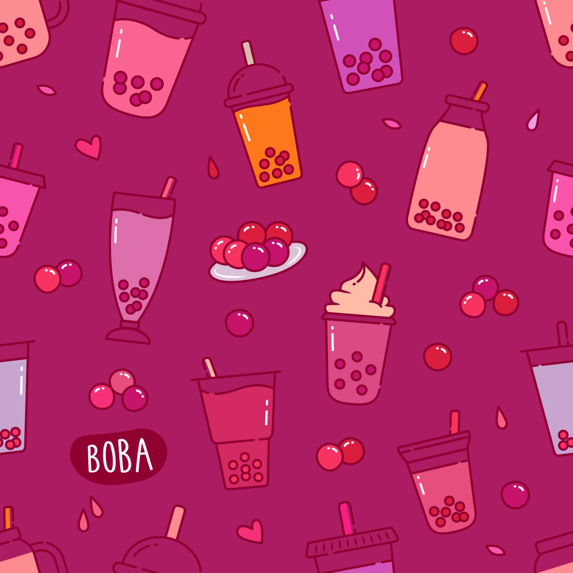 Cute Boba Wallpapers - Top Free Cute Boba Backgrounds - WallpaperAccess
