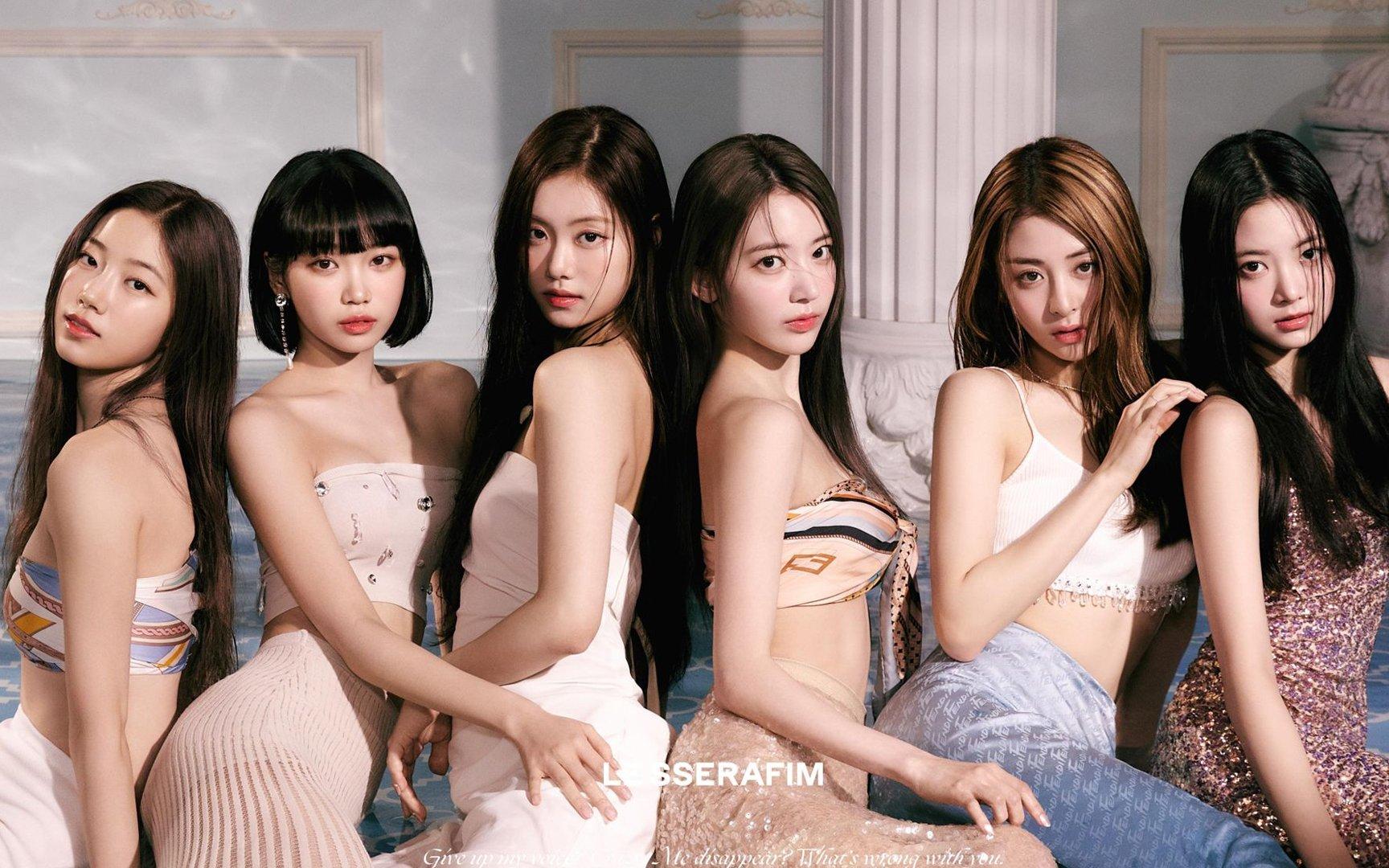 1728x1080 LE SSERAFIM unveils alluring teaser photo for their debut with 'FEARLESS'