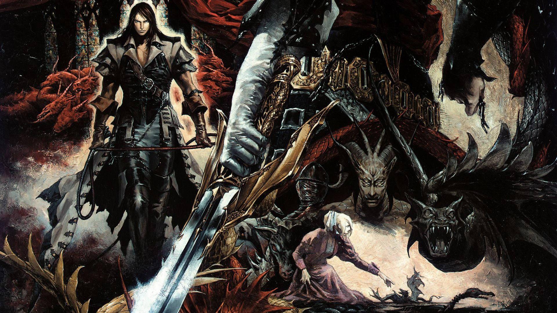 1920x1080 Download Castlevania Symphony Trevor Demons Wallpaper