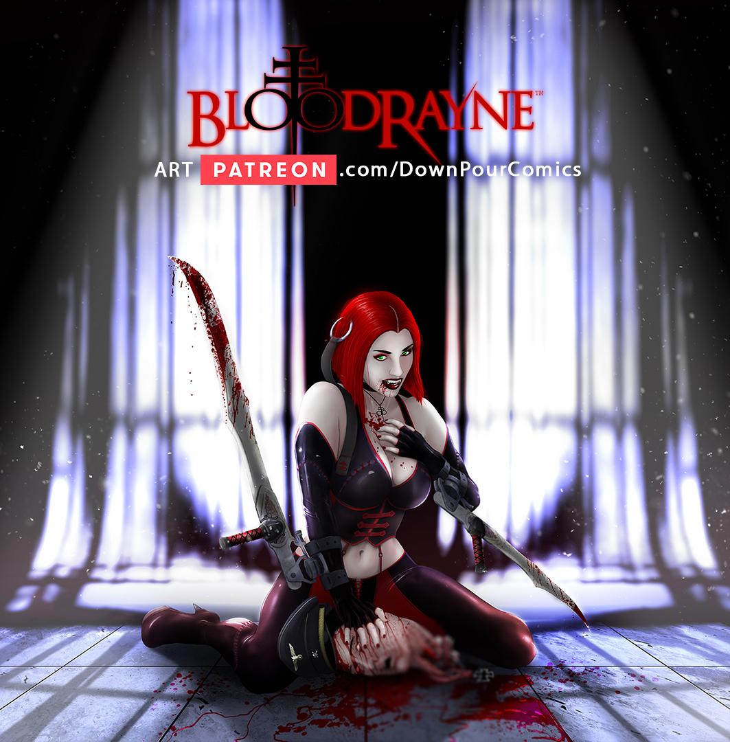 1063x1080 DownPourComics Halloween Everyone! Some Bloodrayne Fanart For The Occasion ;) For The Full Version, High Resolution And Un Blurred, Plus More Artwork Like This, Check Out My Patreon Page. #vampire #