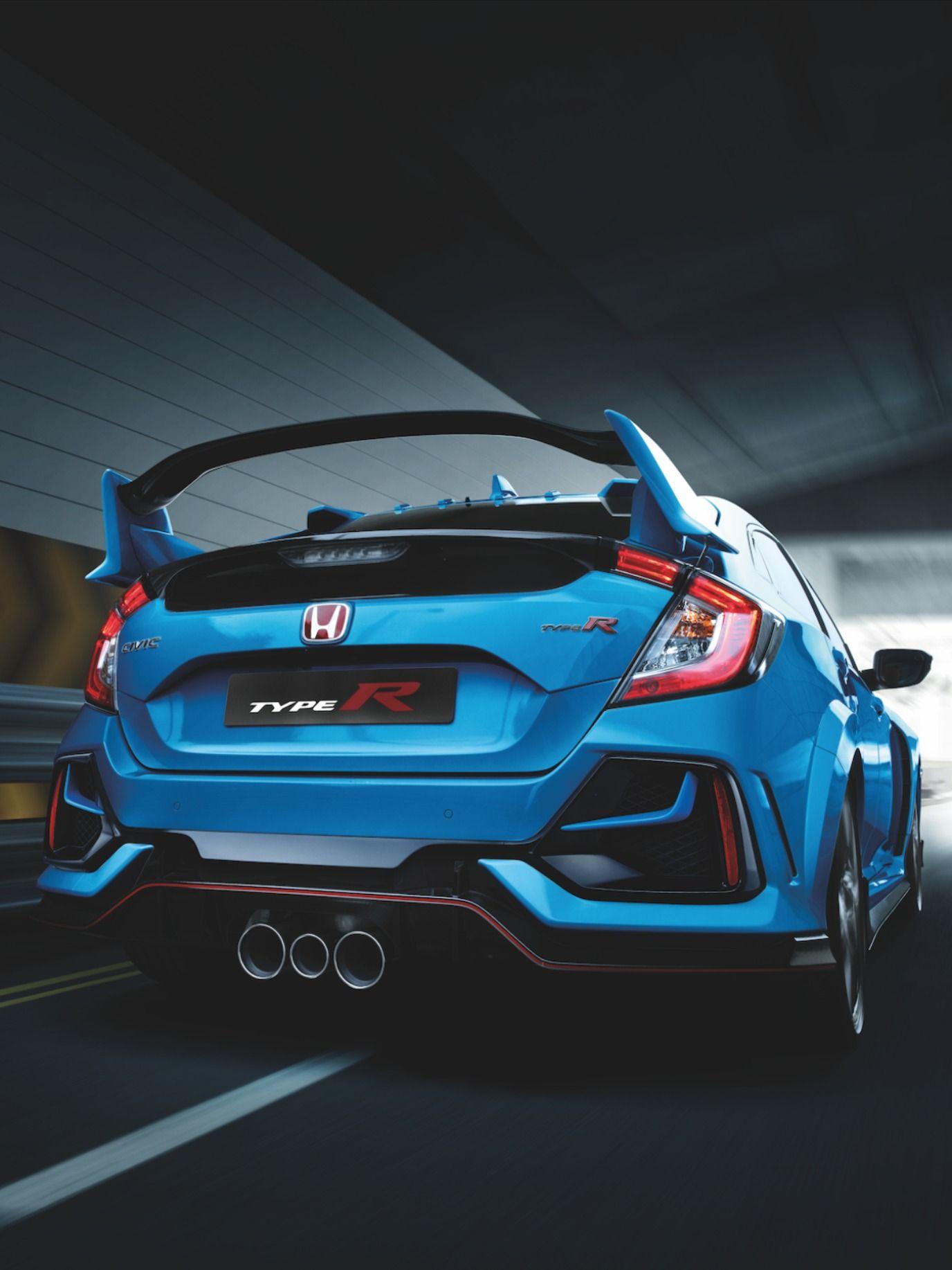 1376x1834 Honda Civic Blue Wallpaper