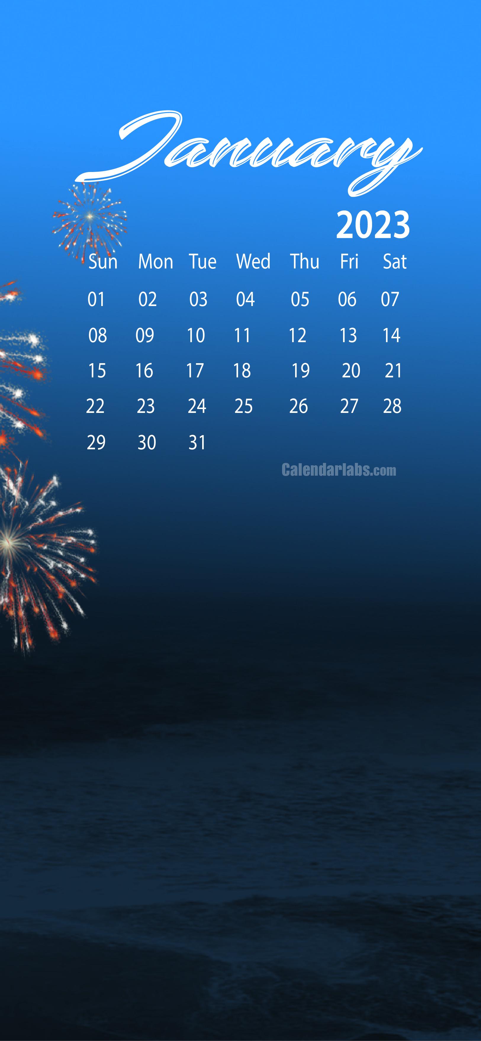 48 January 2023 Calendar Wallpapers  WallpaperSafari