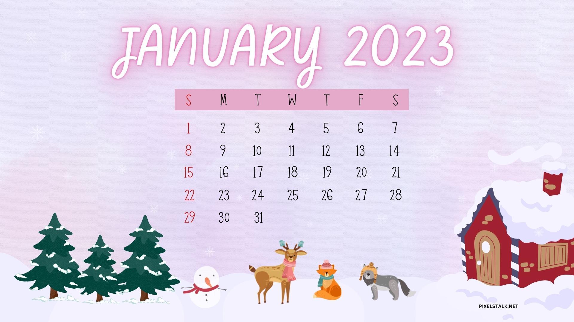 January 2023 Calendar Wallpapers - Top Free January 2023 Calendar ...