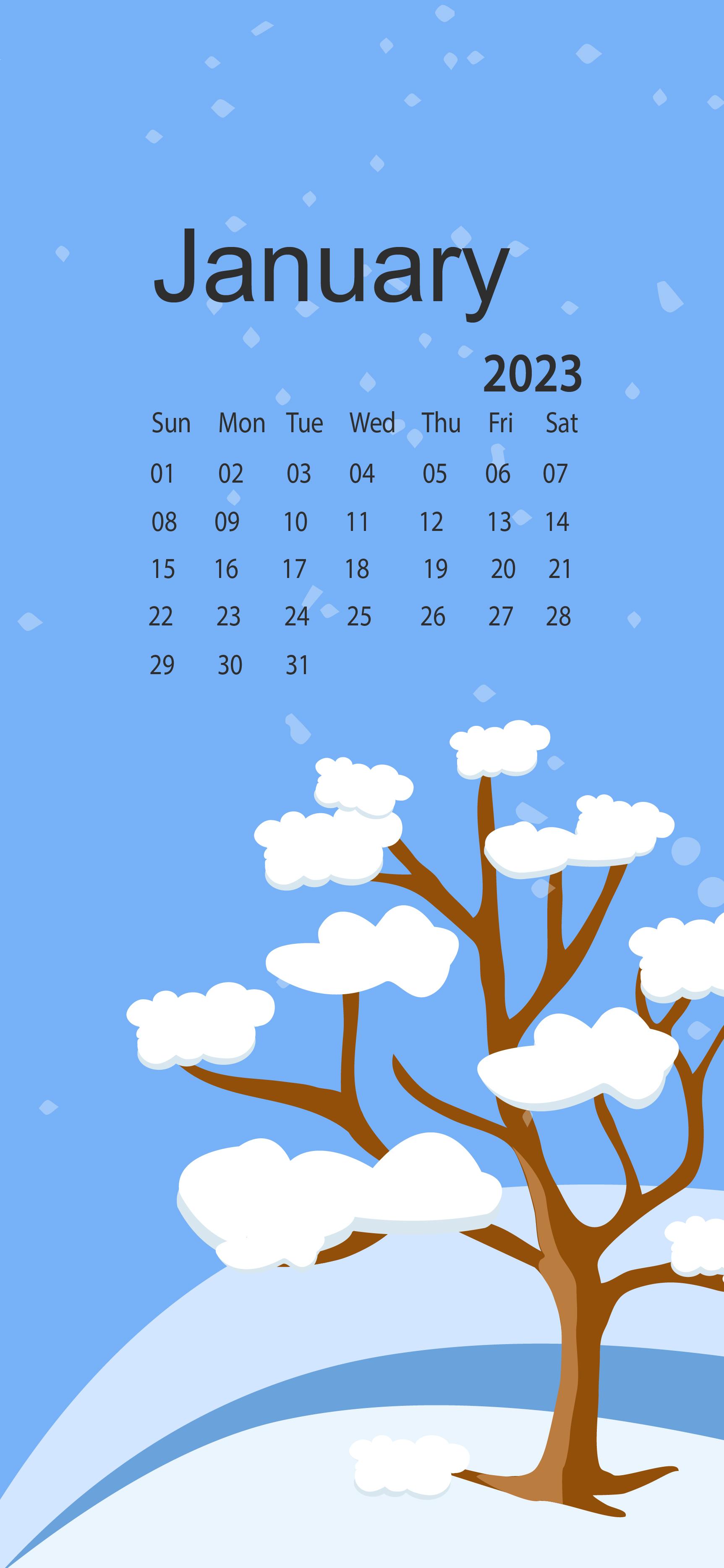 1725x3733 Calendar Wallpaper
