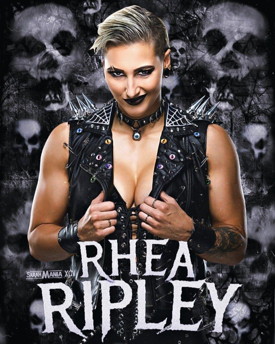 New wallpaper design featuring WWEs Rhea Ripley hope you all like it   rWWE