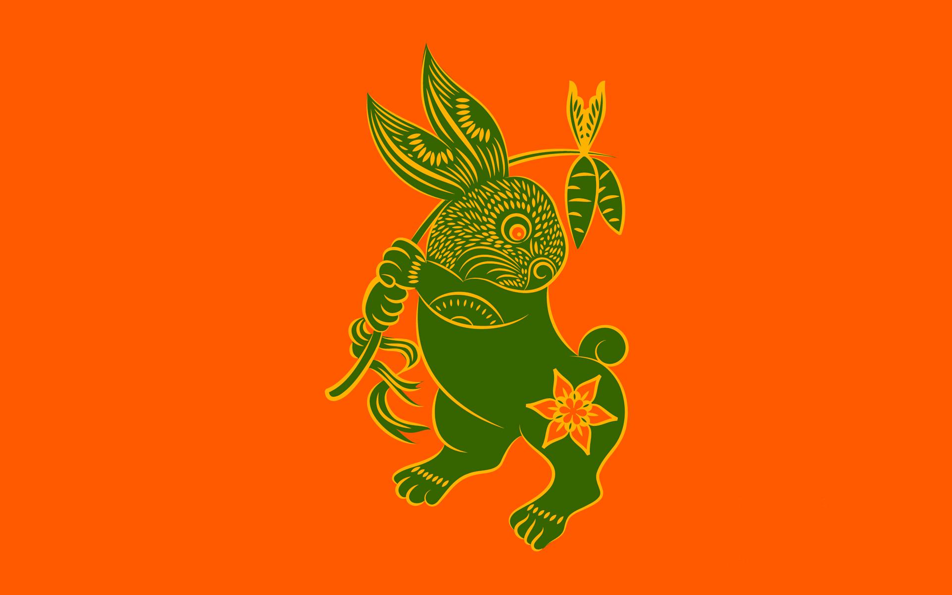 1920x1200 Chinese Zodiac Rabbit wallpaper. Chinese Zodiac Rabbit