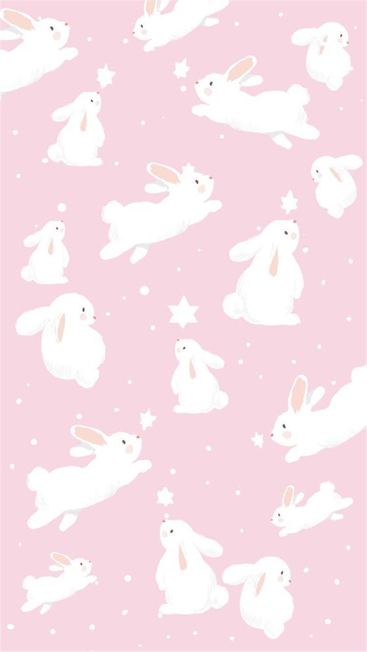 750x1332 Simple Yet Cute Easter Wallpaper You Must Have This Year Fashion Lifestyle Blog Shinecoco.com. Bunny wallpaper, Rabbit wallpaper, Easter wallpaper