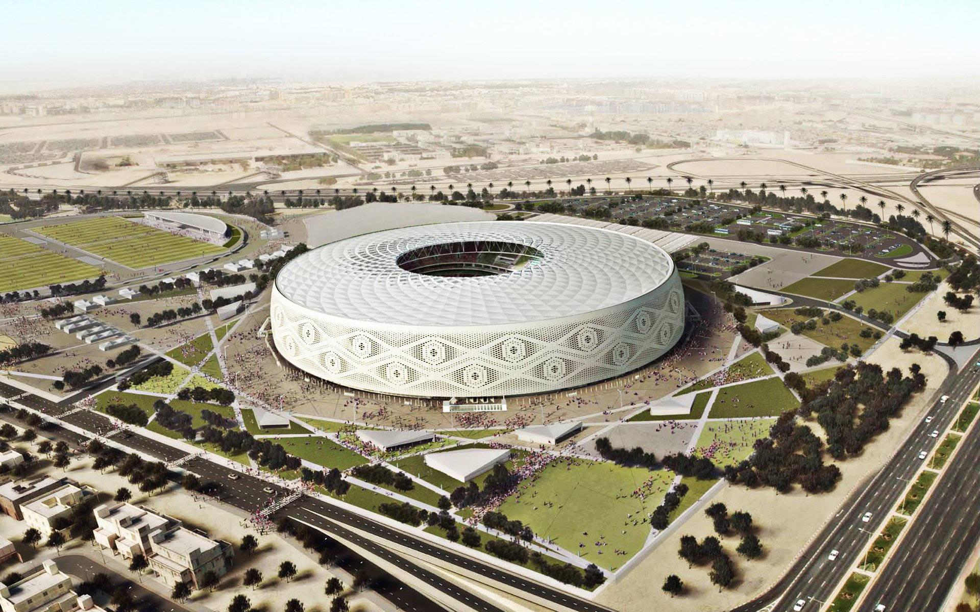 1920x1200 Download Al Thumama Football Stadium Qatar Wallpaper
