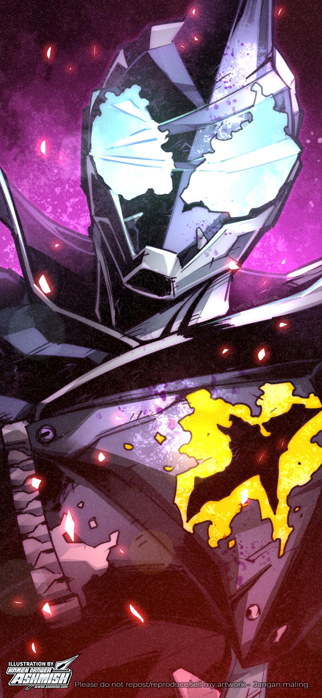 1125x2436 Artwork Kamen Rider Evil