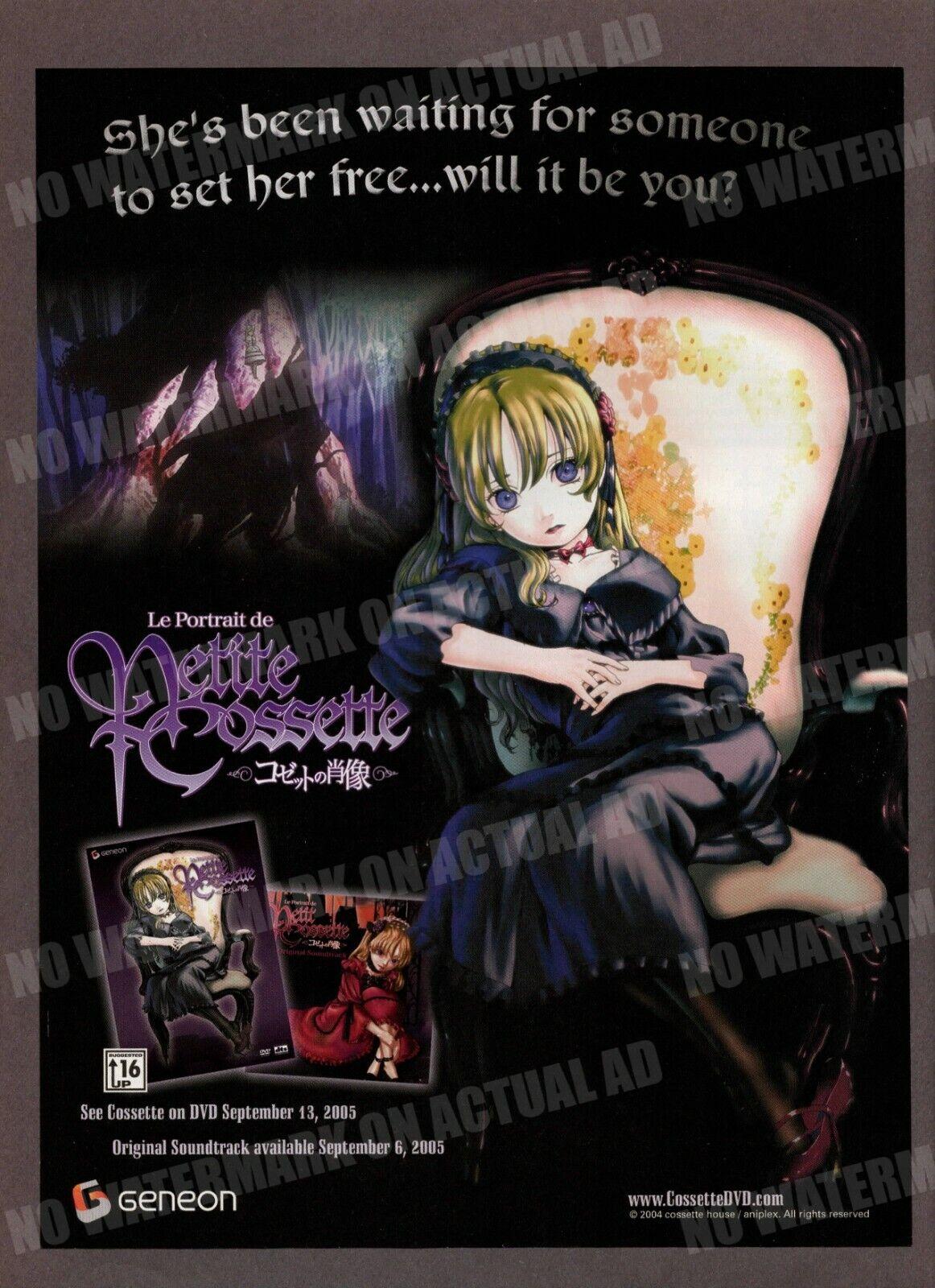 1162x1600 Le Portrait de Petit Cossette Geneon Pioneer Trade Print Magazine Ad Anime ADVER