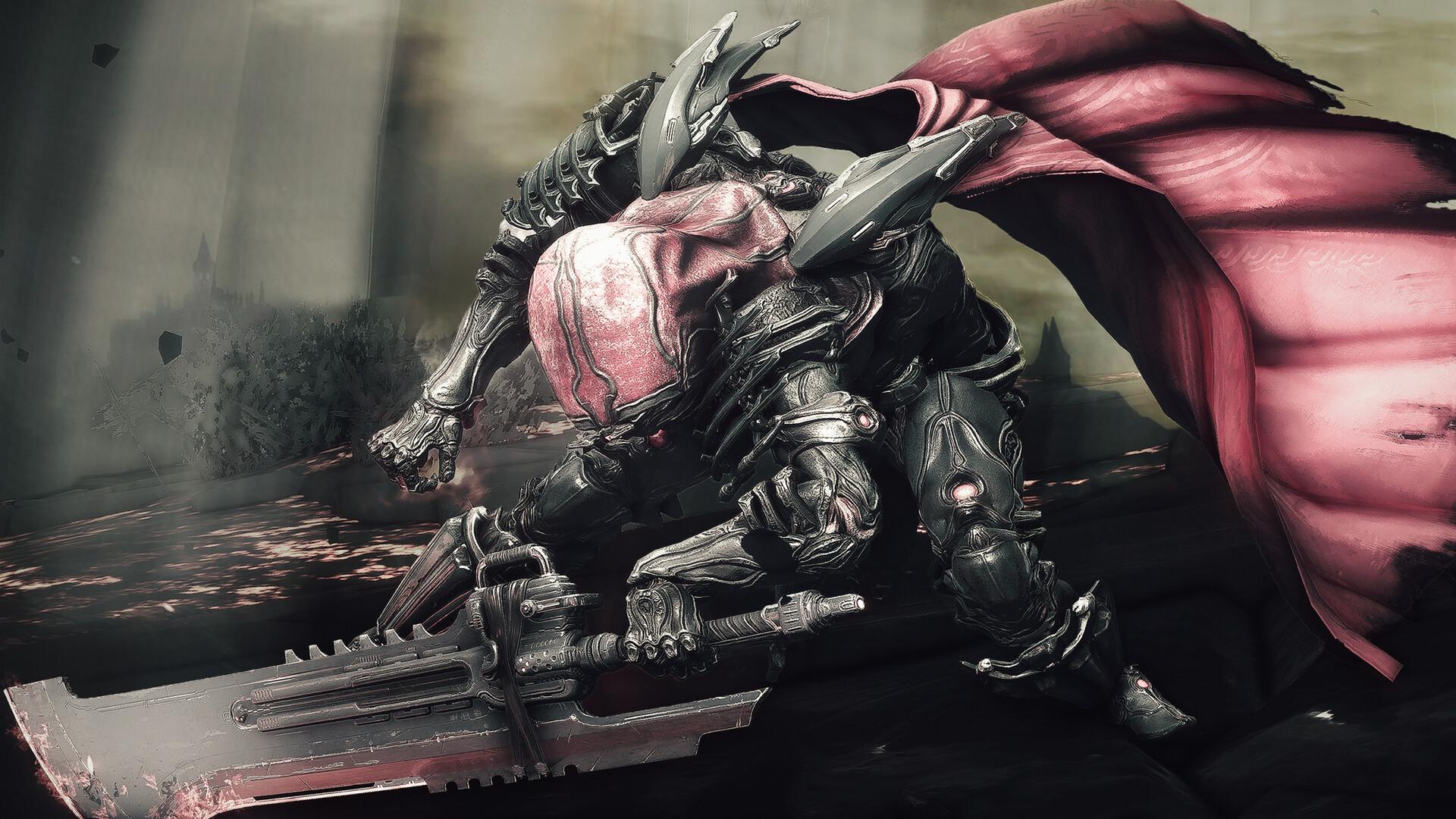 1920x1080 Warframe Souls 3 Cosplay [Ash as Slave Knight Gael]
