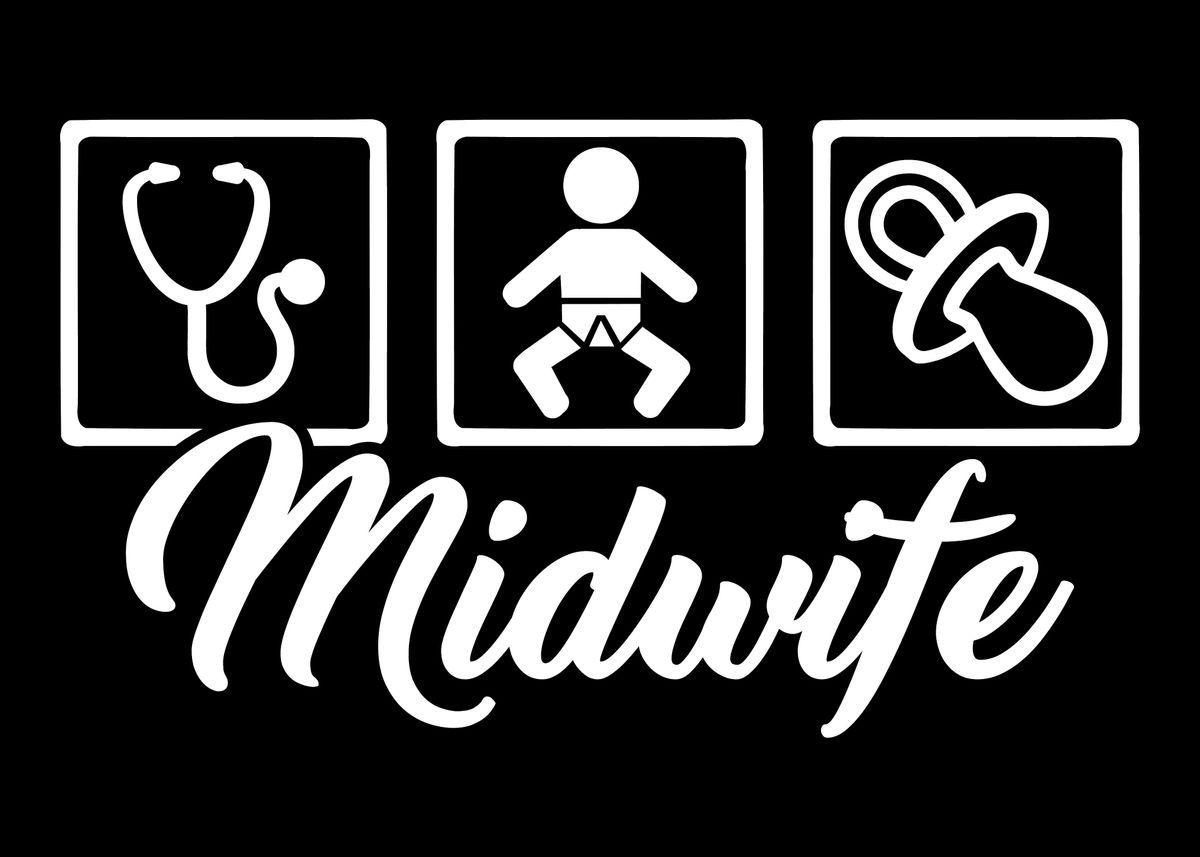 1200x857 Midwife' Poster