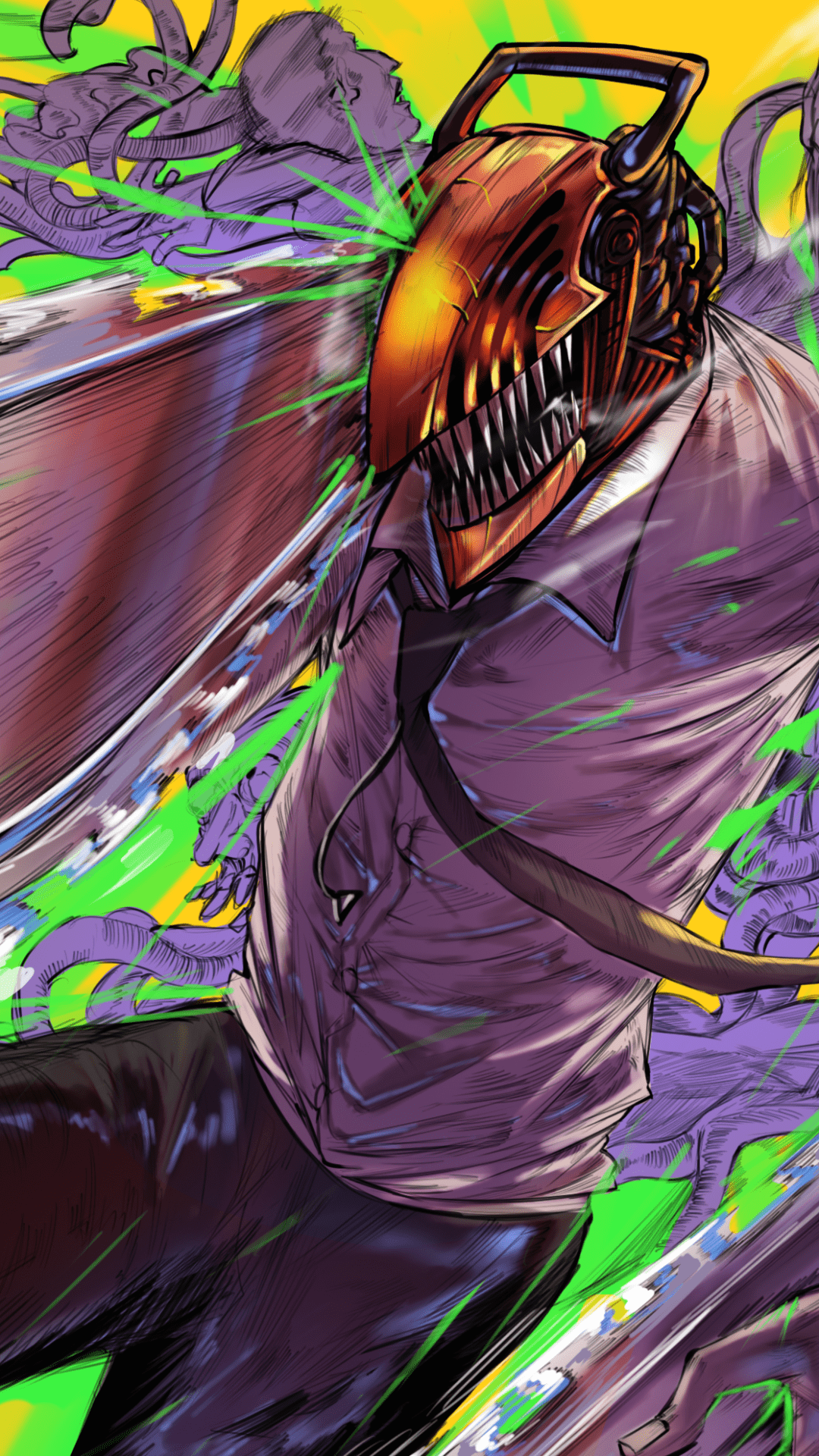 Denji (Chainsaw Man) 4K Phone iPhone Wallpaper #4941b