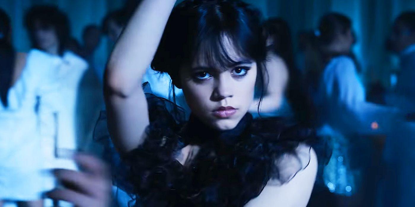 1400x700 Wednesday's Jenna Ortega Intrigues With a Bloody Addams Family Spinoff Photo