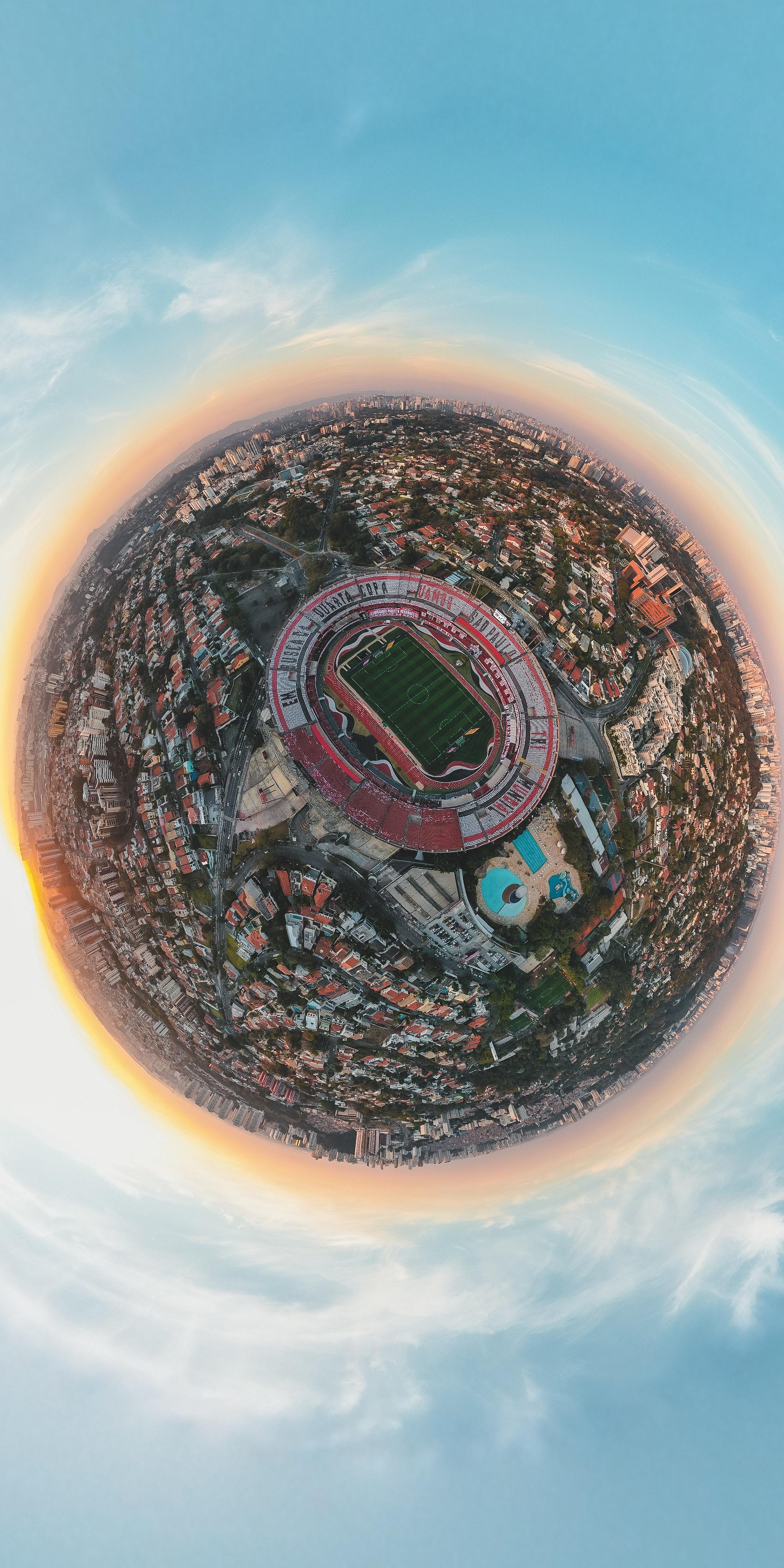 1920x3840 Aerial view on Allianz Parque · Free