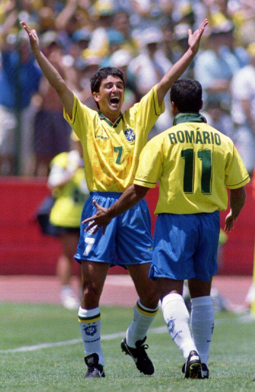 823x1267 Bebeto & Romario. Seleção brasileira de futebol masculino, Futebol masculino, Seleção brasileira de futebol