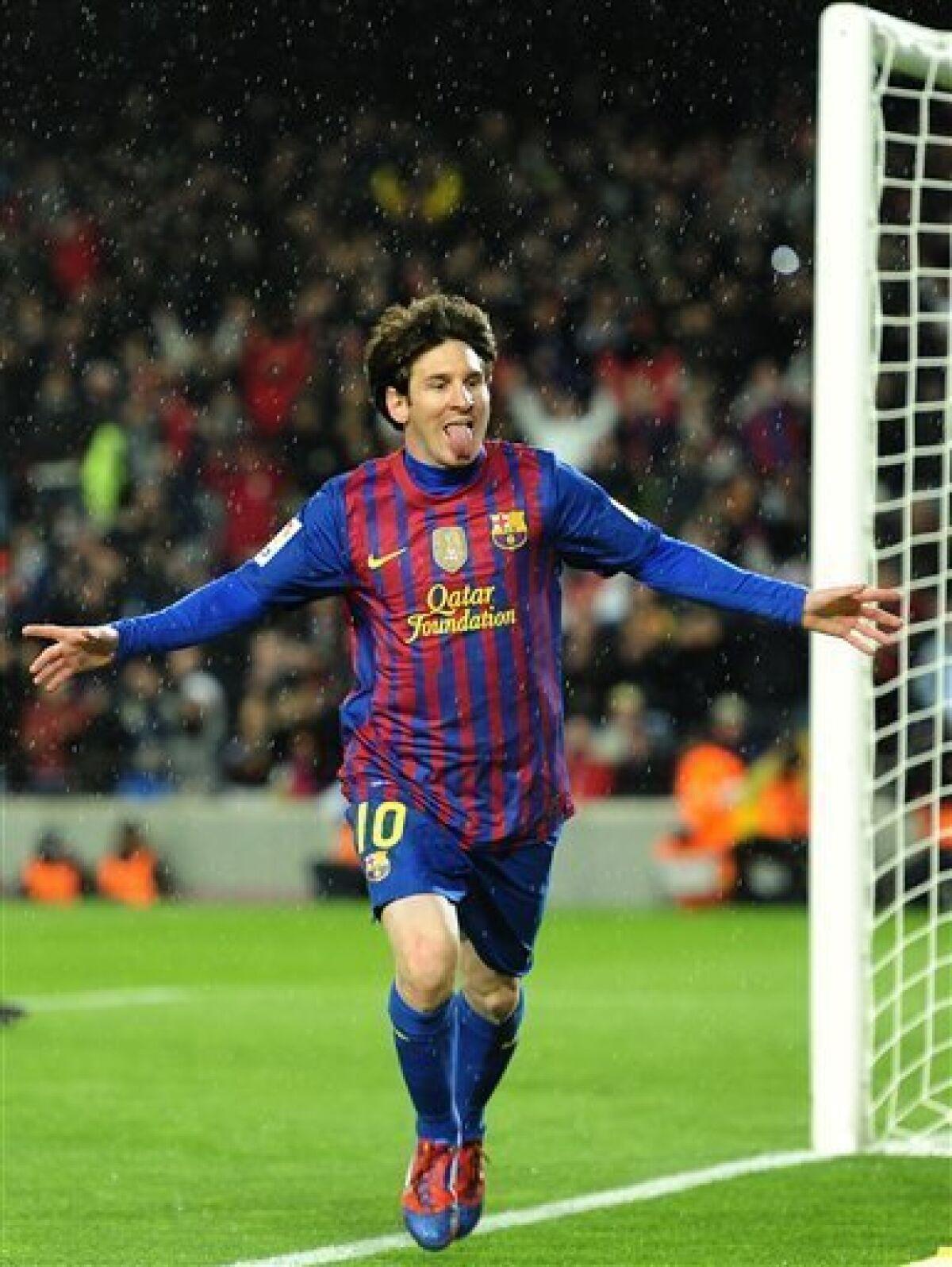 1200x1596 With Hat Trick, Messi Sets Barcelona Goals Record San Diego Union Tribune