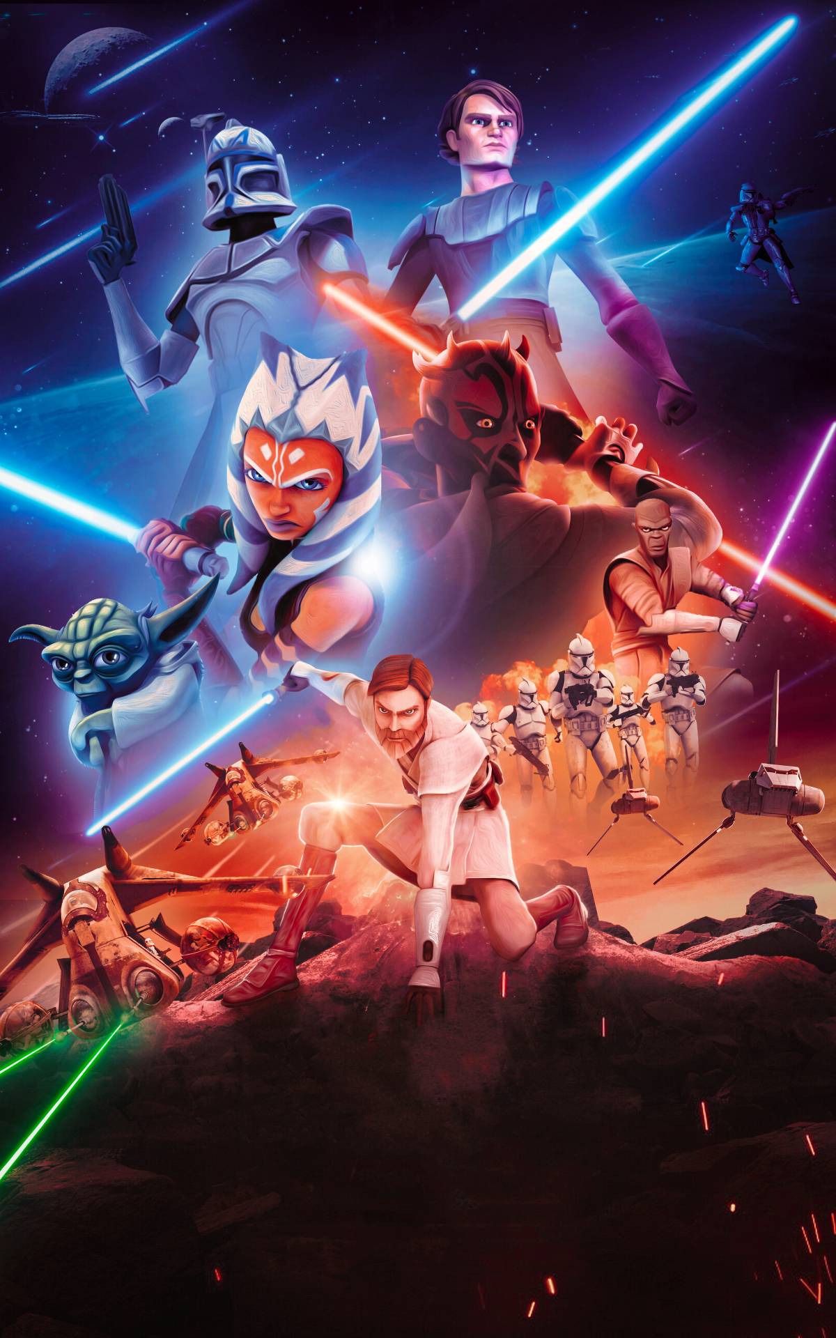 1200x1920 Star Wars The Clone Wars 4K 1200x1920 Resolution Wallpaper, HD TV Series 4K Wallpaper, Image, Photo and Background