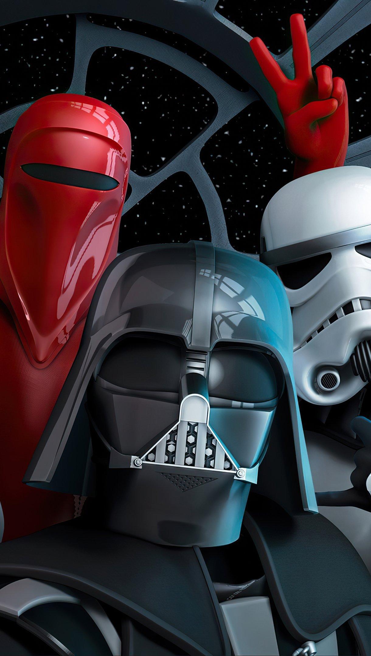 1220x2160 Star Wars Revenge of the 5th Selfie Wallpaper 4k Ultra HD