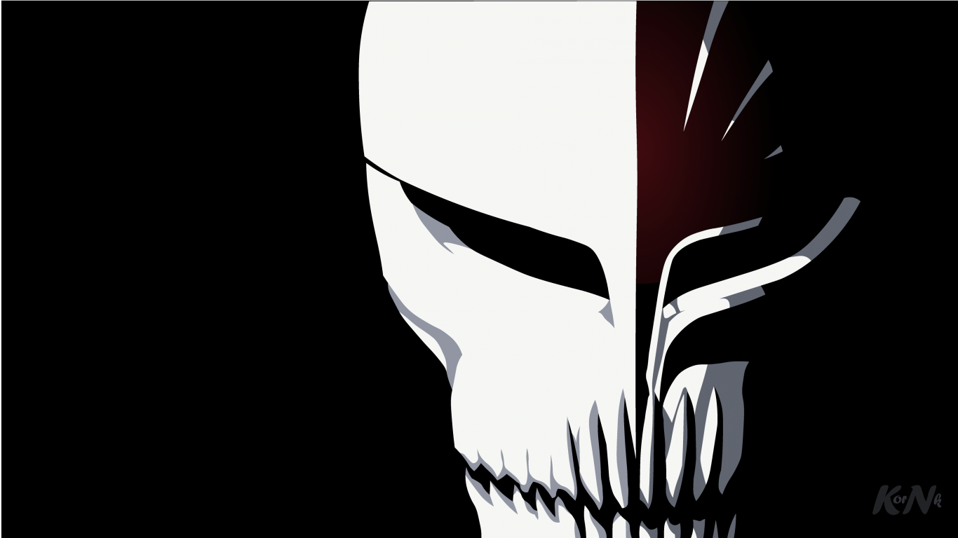 1366x768 Download 1366x768 Hollow Mask, Bleach Wallpaper for Laptop, Notebook