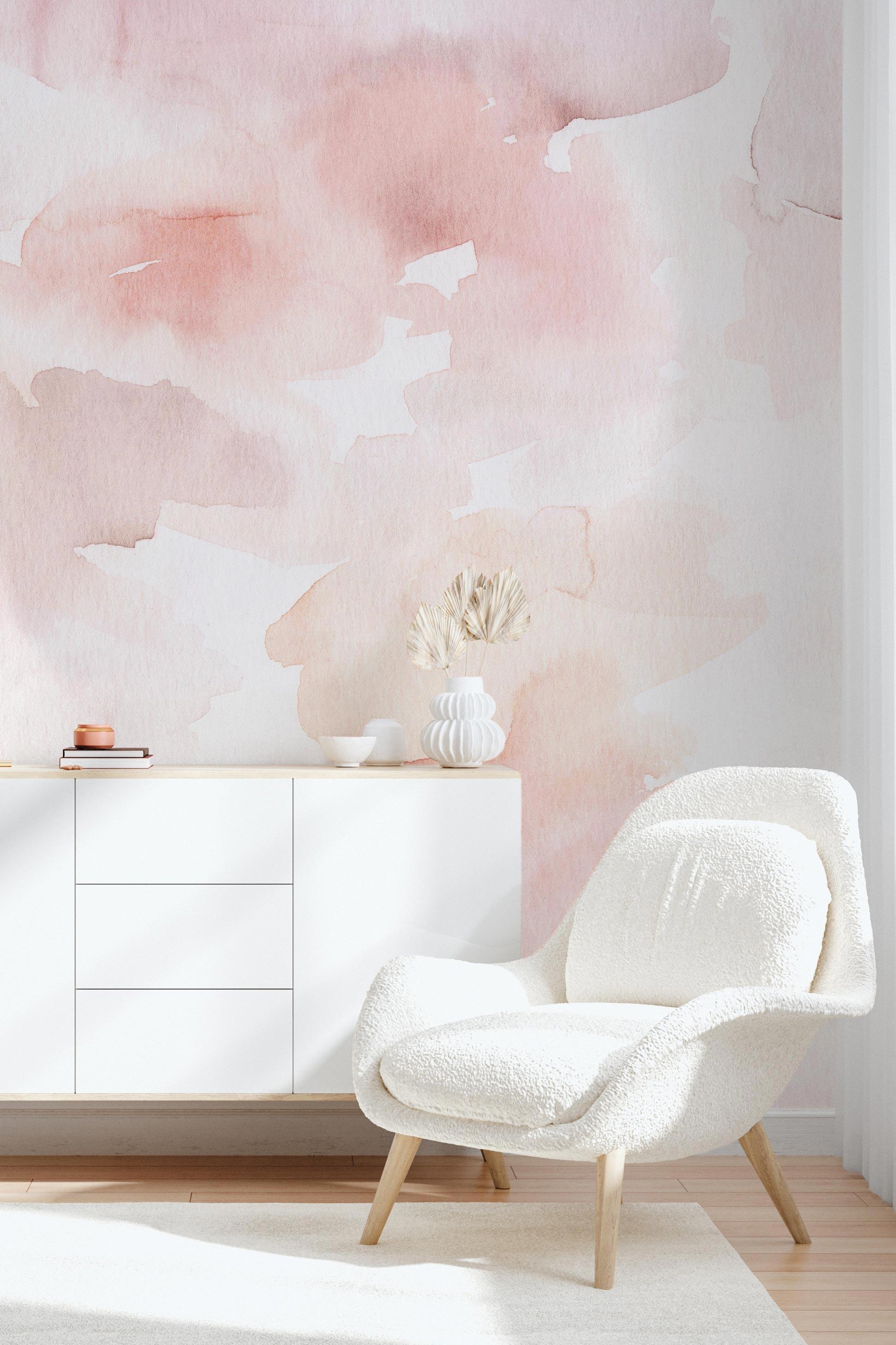 1947x2920 Pink watercolor wall wallpaper