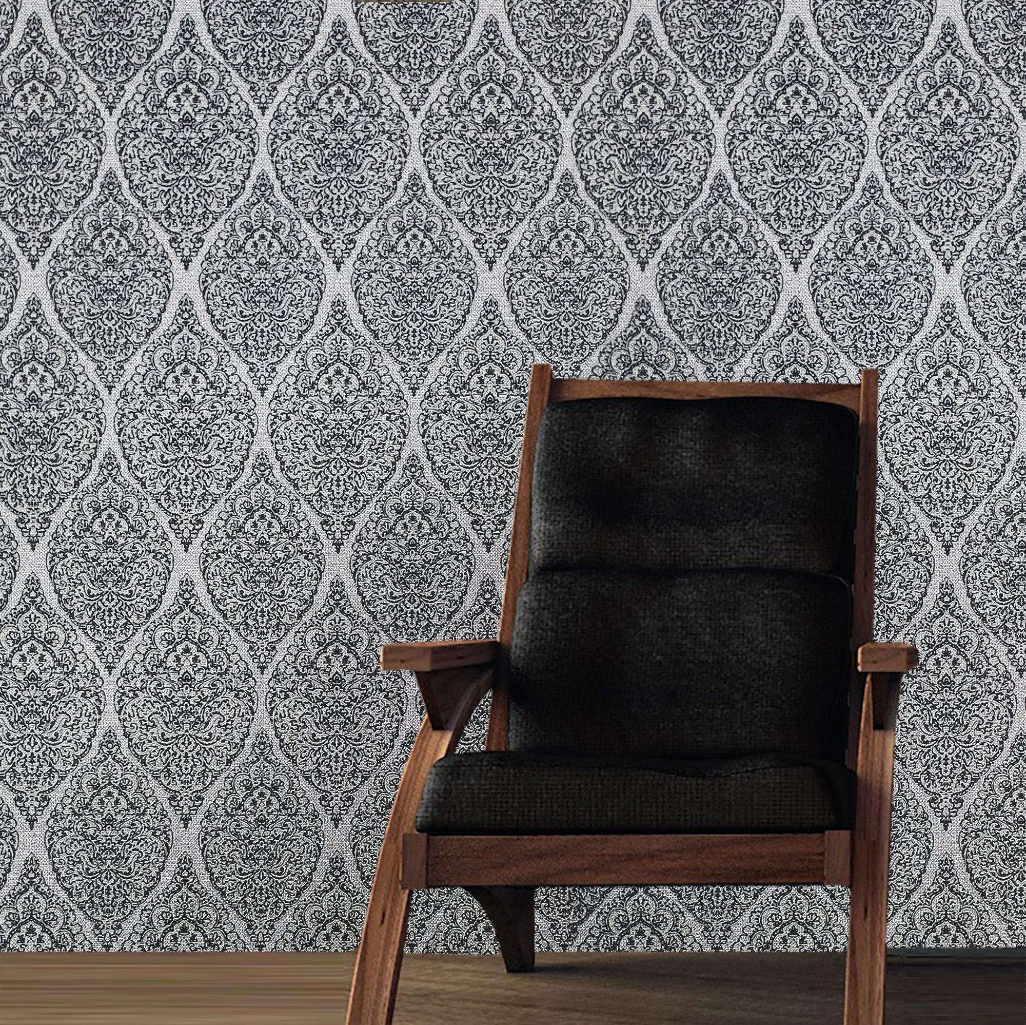 2000x1997 3517 12 Wallpaper Diamond Damask Fabric Pattern Textured White Gray Bl