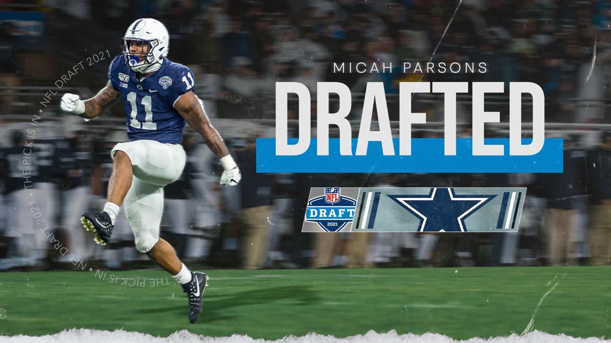 1200x675 Micah Parsons drafted No. 12 overall in 2021 NFL Draft. Penn State Football News. collegian.psu.edu
