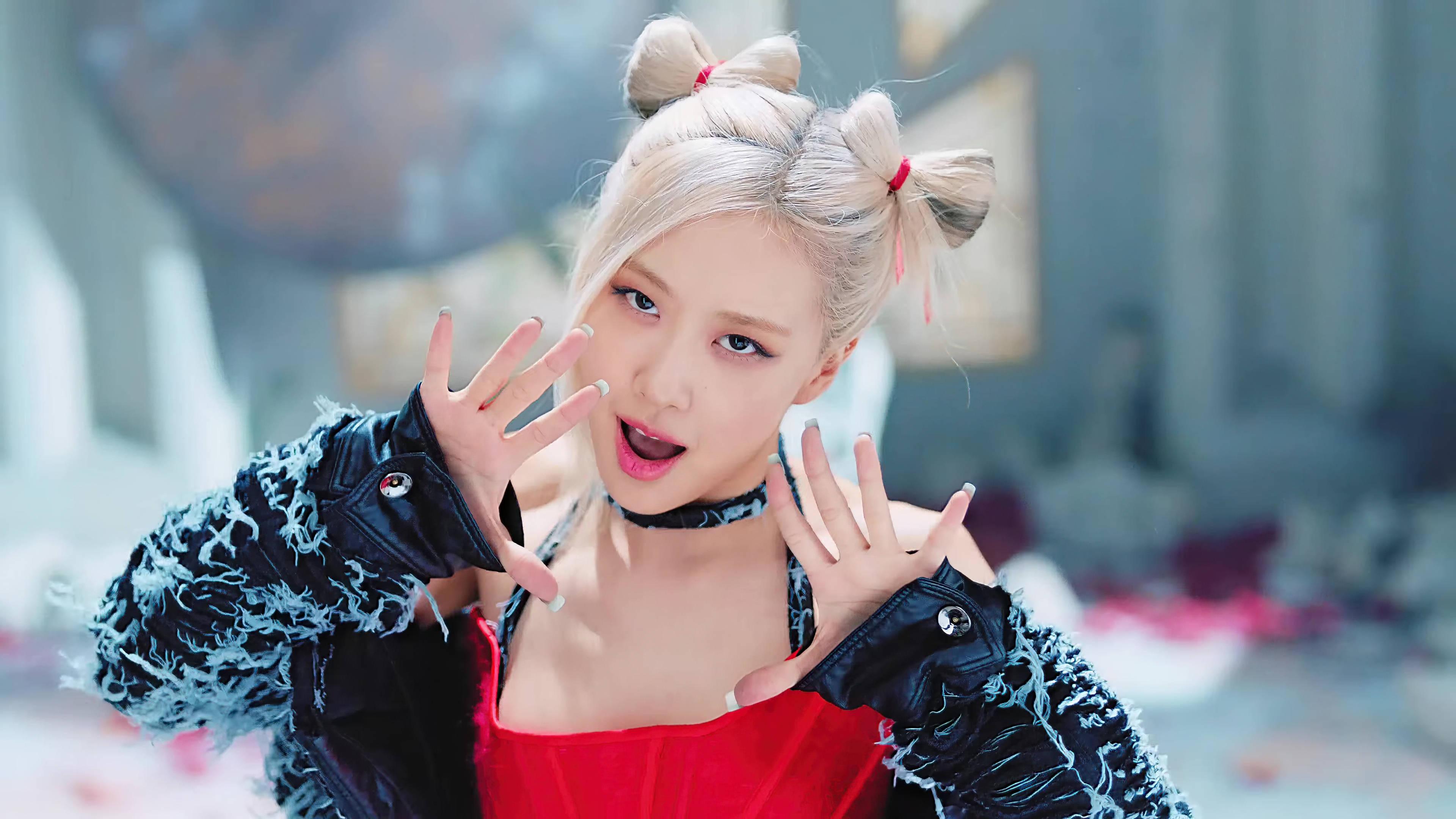 3840x2160 Download K Pop Pink Venom Rosé Wallpaper