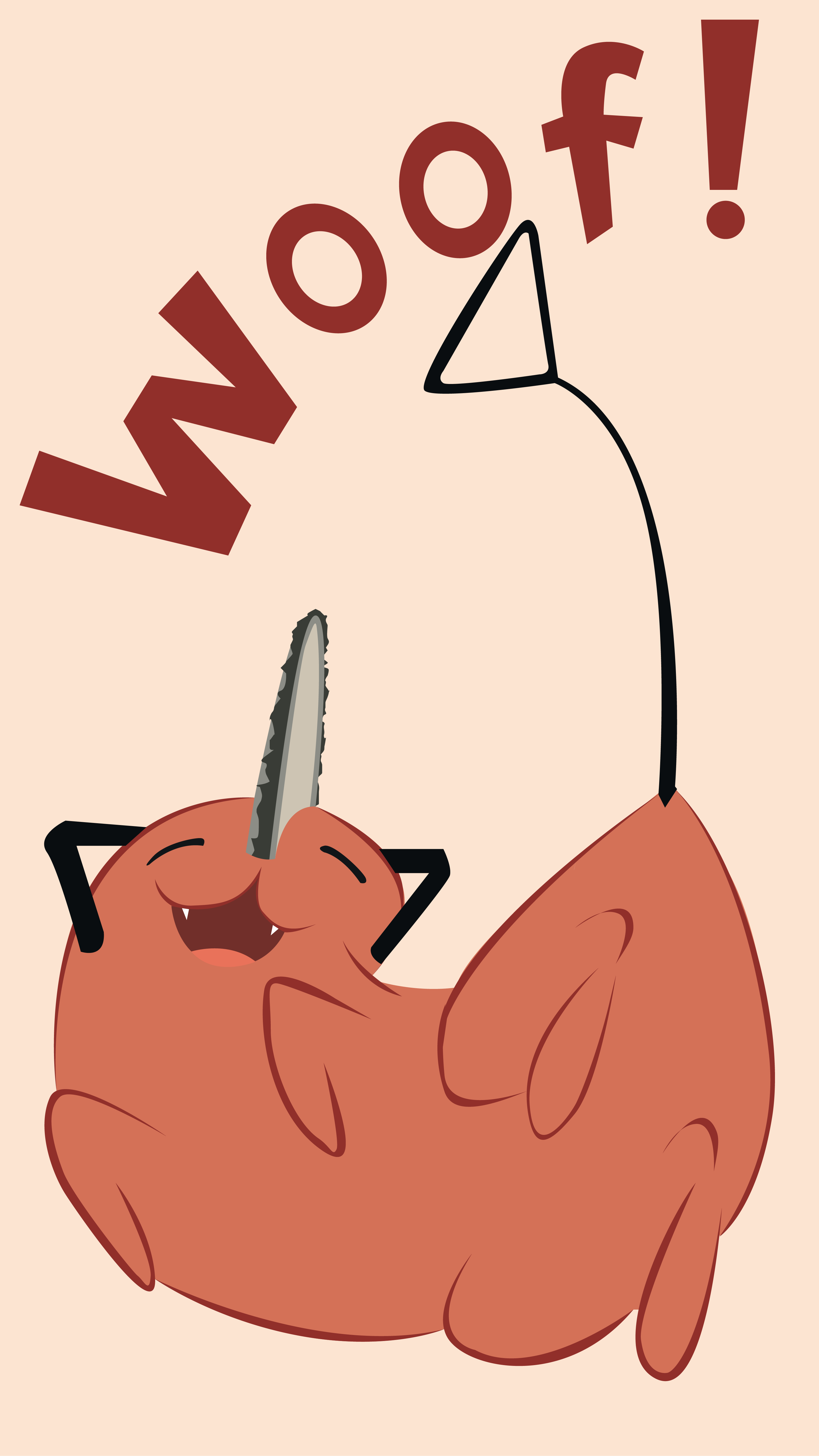 3125x5559 Pochita Vector Wallpaper