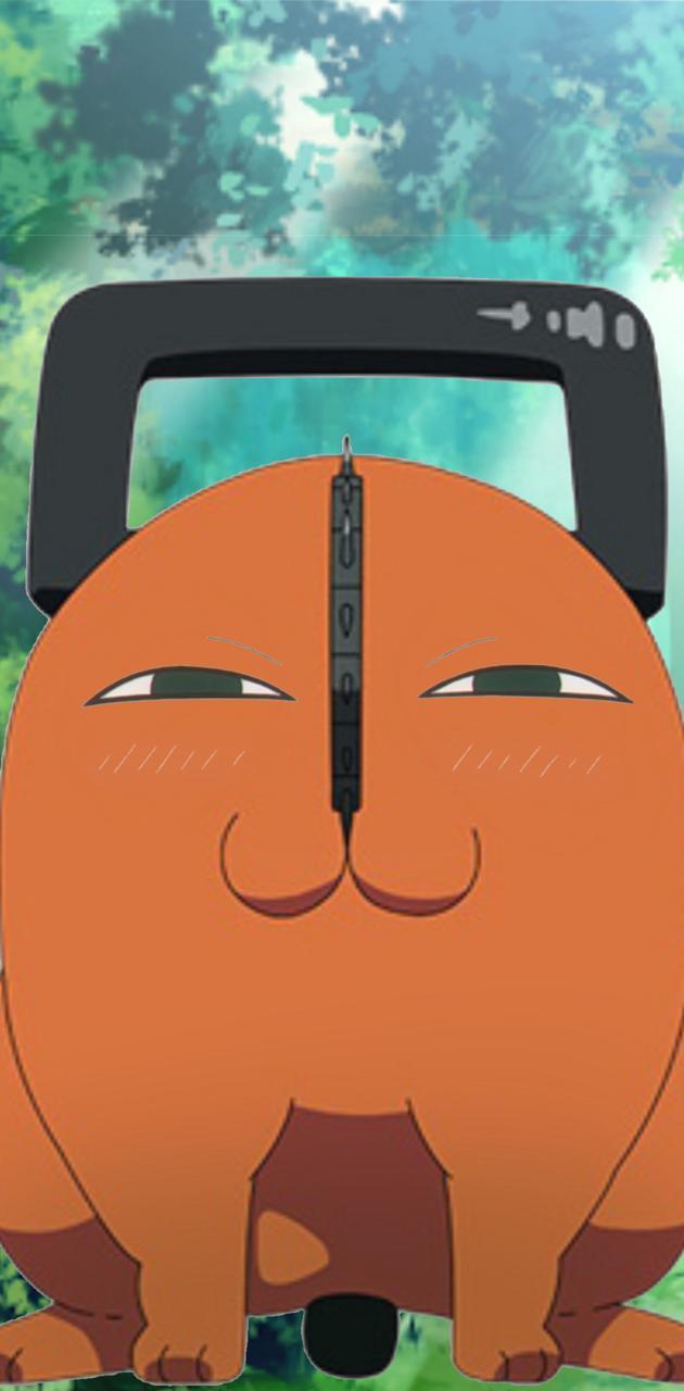 630x1280 Pochita chainsaw man wallpaper