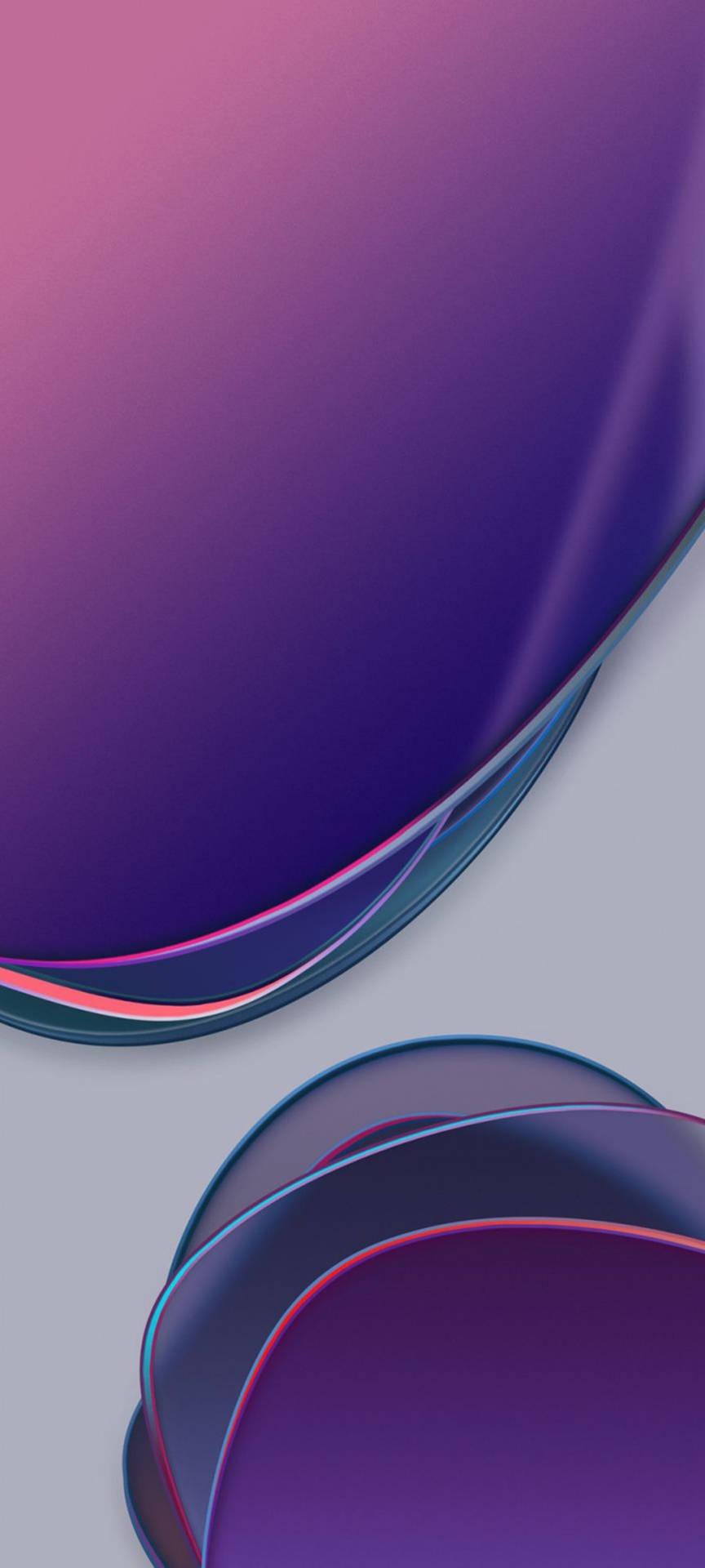 864x1920 Download Oneplus 9 Pro Abstract Violet Wallpaper