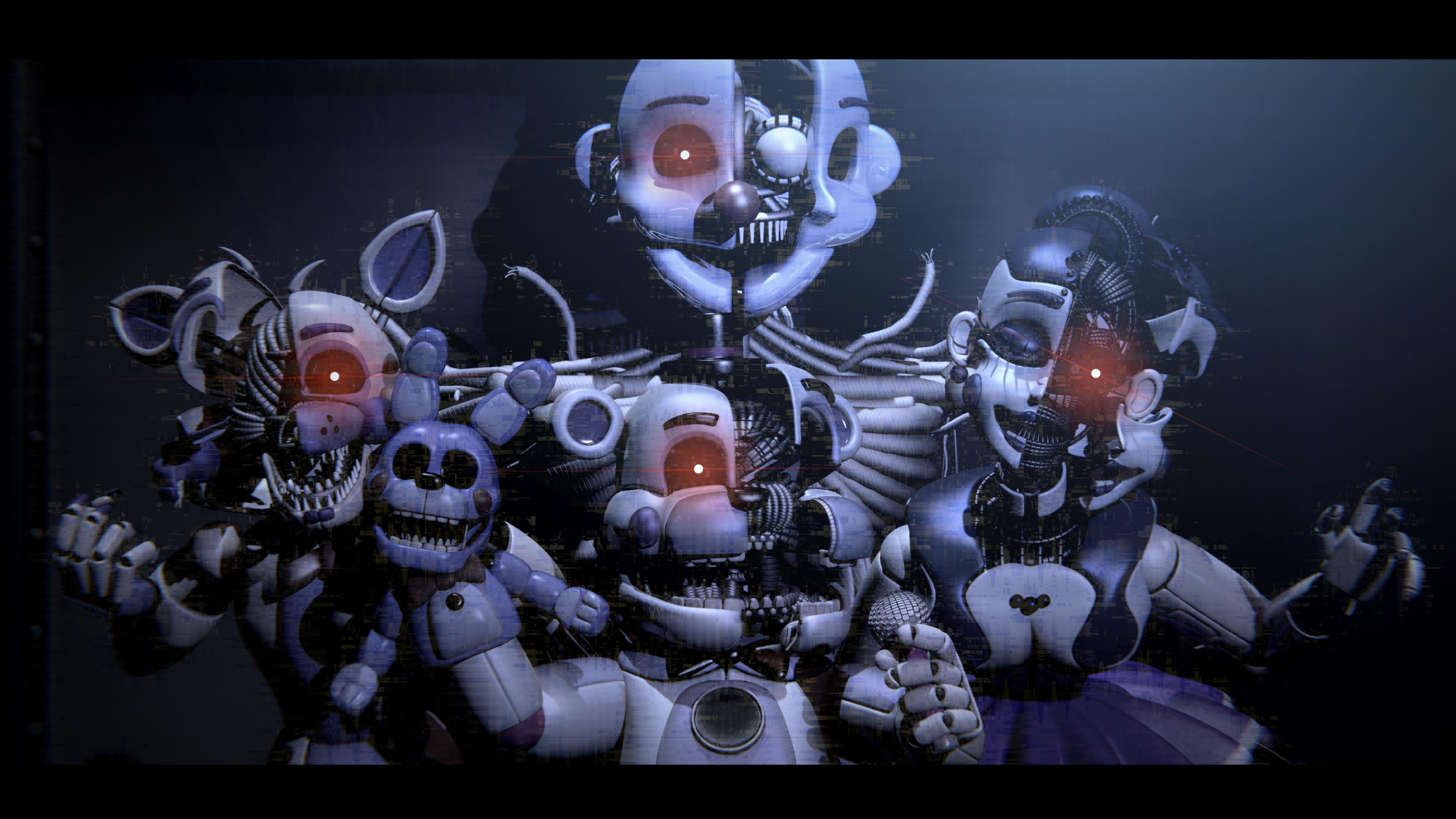 3840x2160 Video Game Five Nights at Freddy's: Sister Location 4k Ultra HD Wallpaper