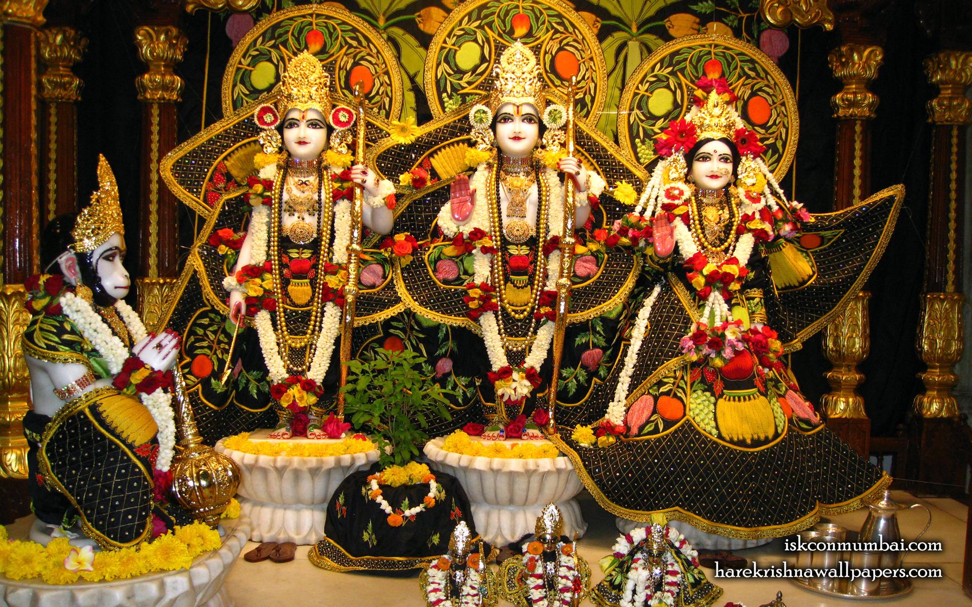 1920x1200 Sri Sri Sita Rama Laxman Hanuman Wallpaper (007) Size 1920×1200 Download. Hare Krishna Wallpaper