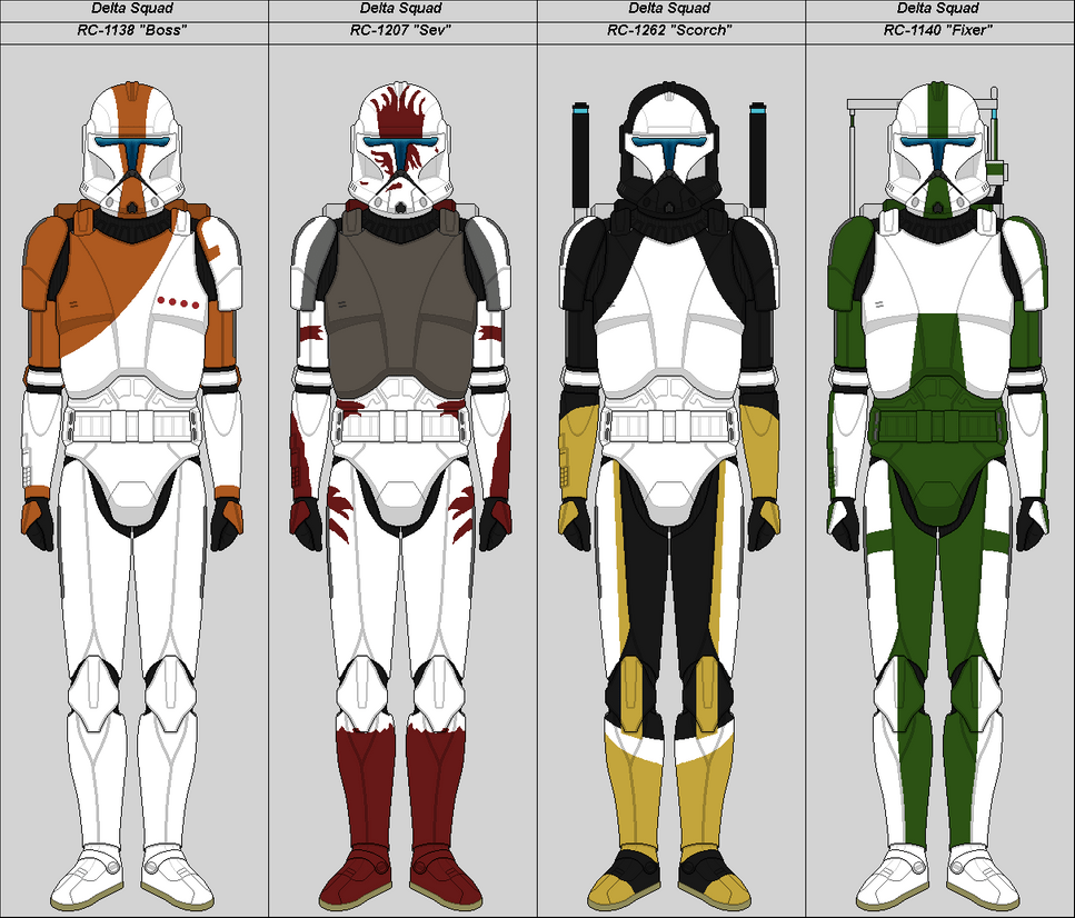 967x826 Delta Squad. Clone commandos, Star wars image, Star wars clone wars