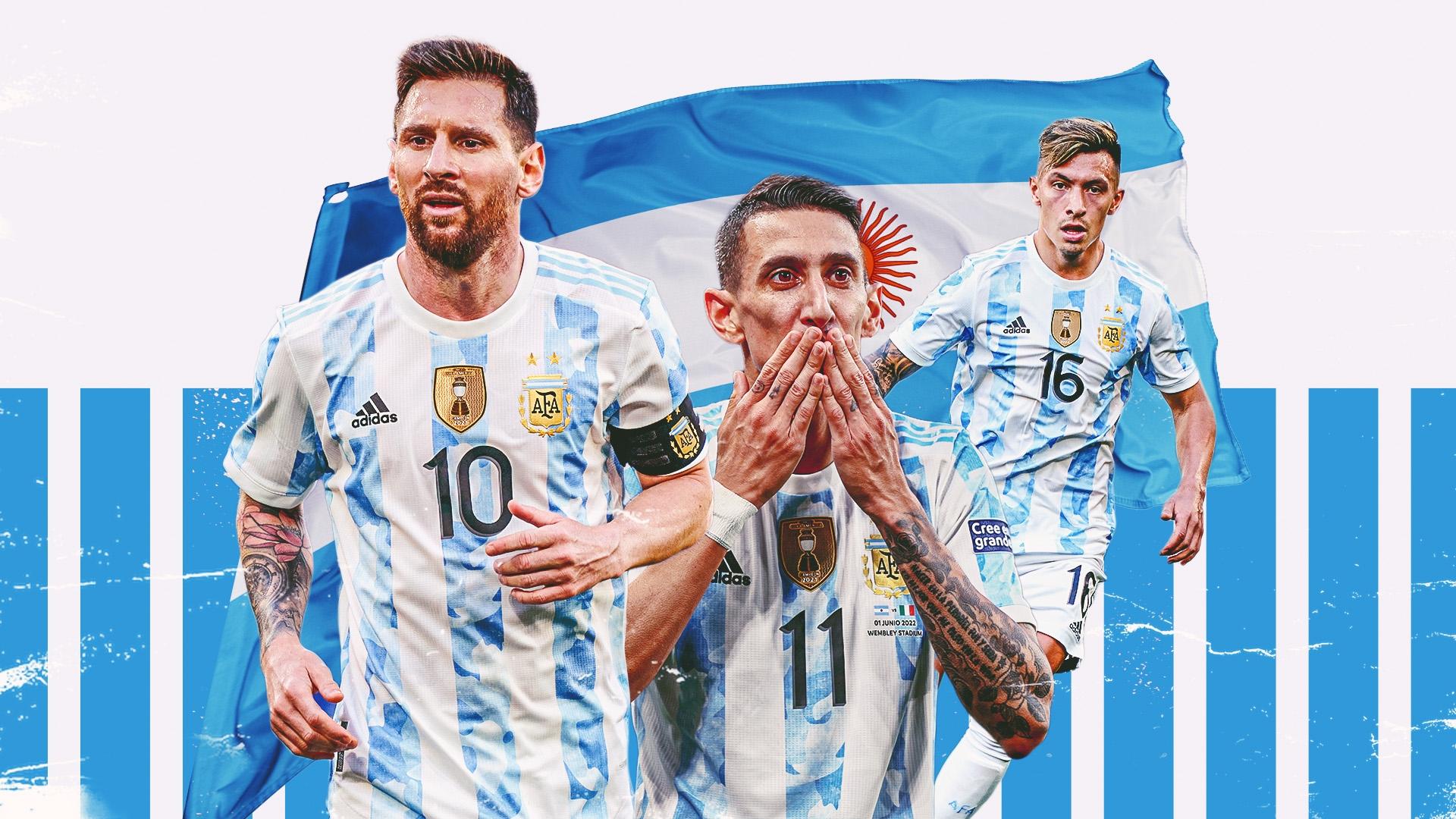 Download Caption Highdefinition poster of Argentina National Football  Team Wallpaper  Wallpaperscom